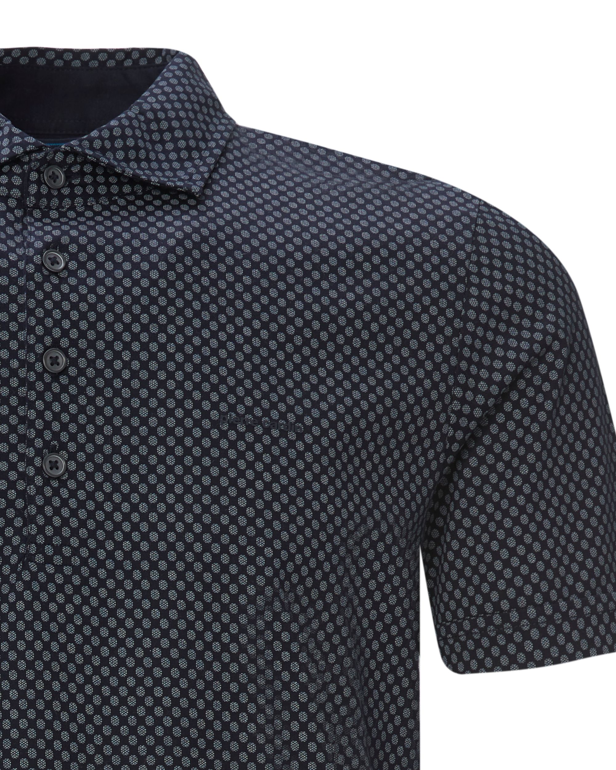 Pierre Cardin Polo KM Donker blauw 078840-001-3XL