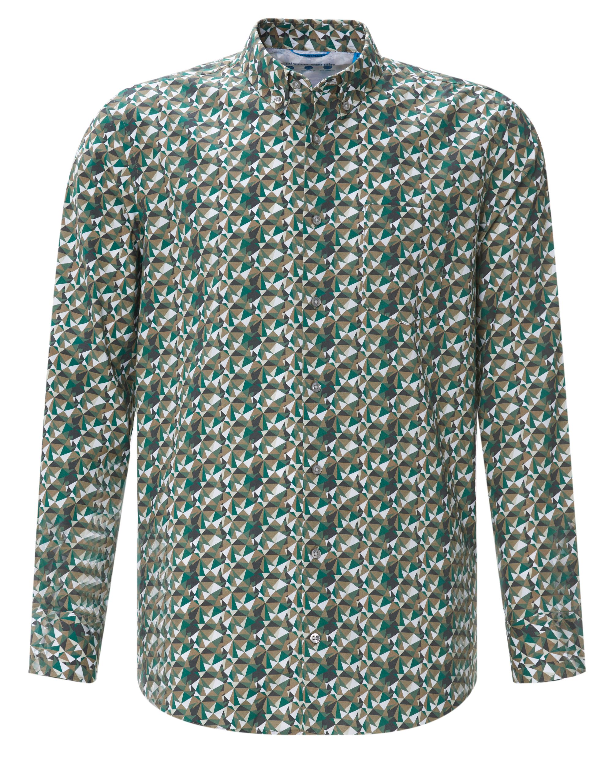 Pierre Cardin Overhemd LM Groen 078853-001-38