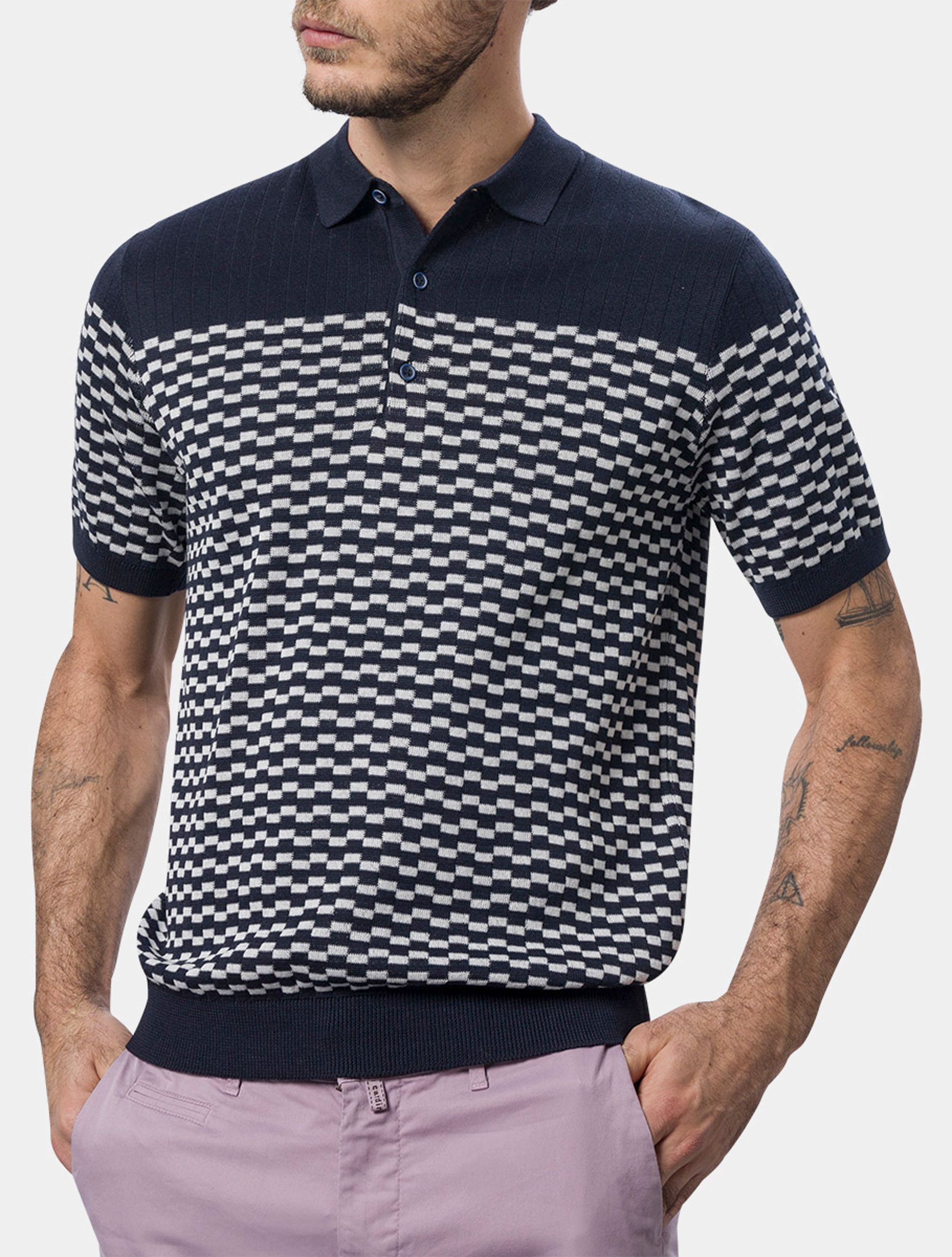 Pierre Cardin Trui v-hals Licht blauw 078858-001-3XL