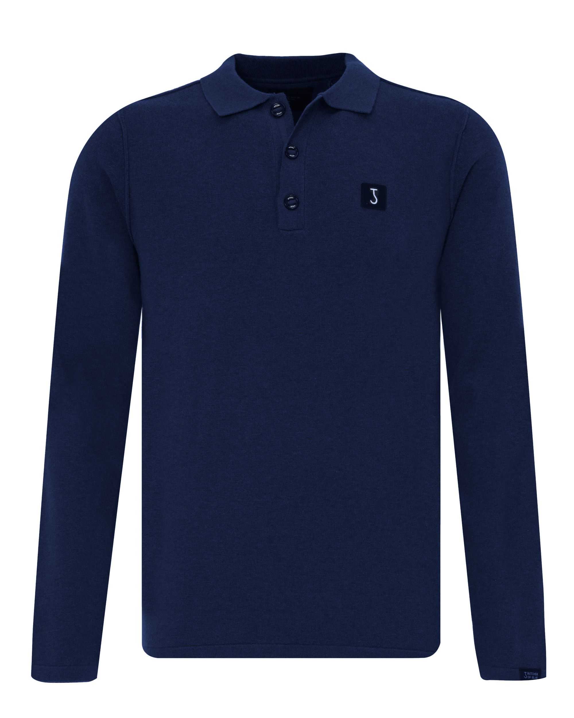 Butcher of Blue Clifden Polo LM Donker blauw 078904-001-L