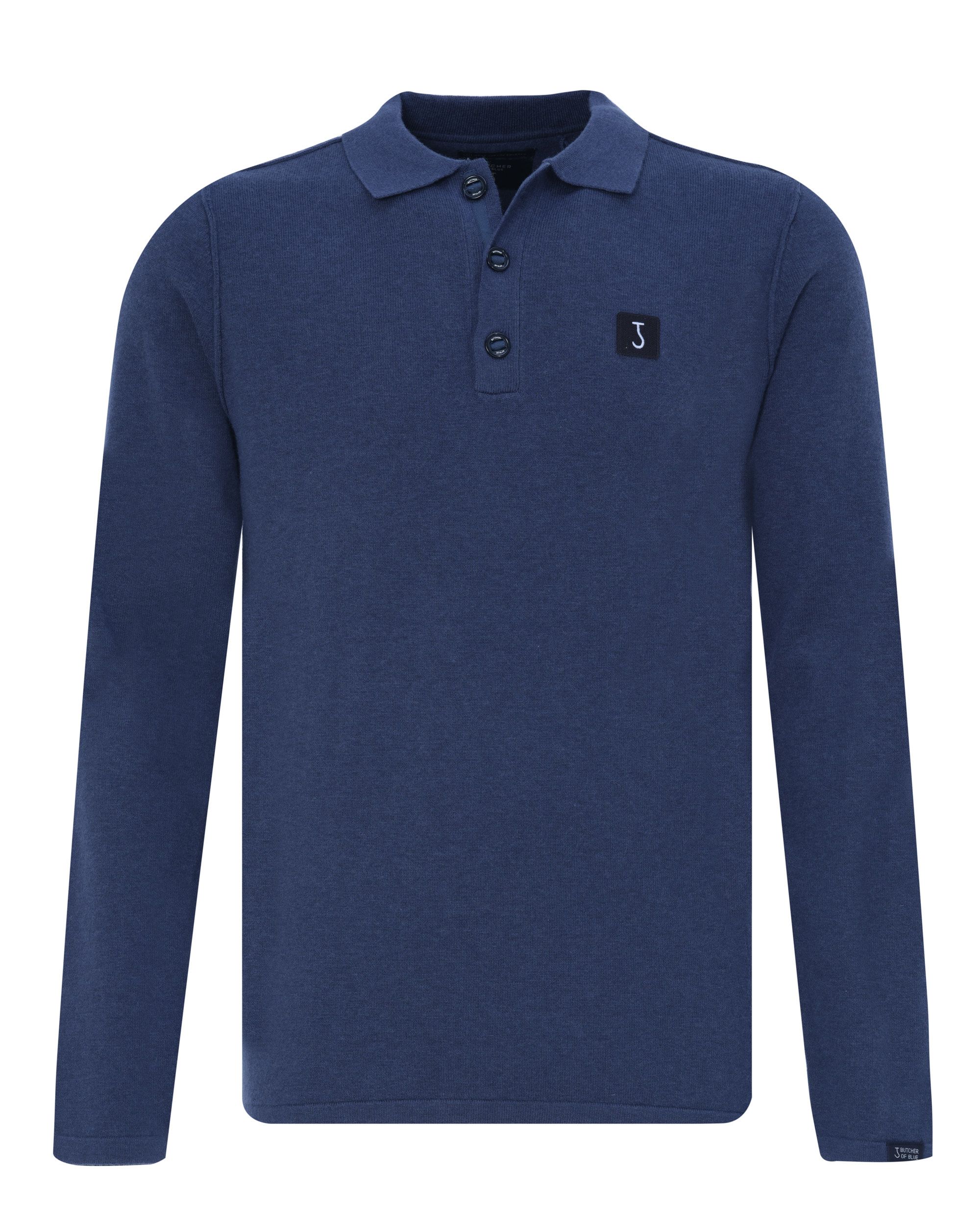 Butcher of Blue Clifden Polo LM Blauw 078904-002-L