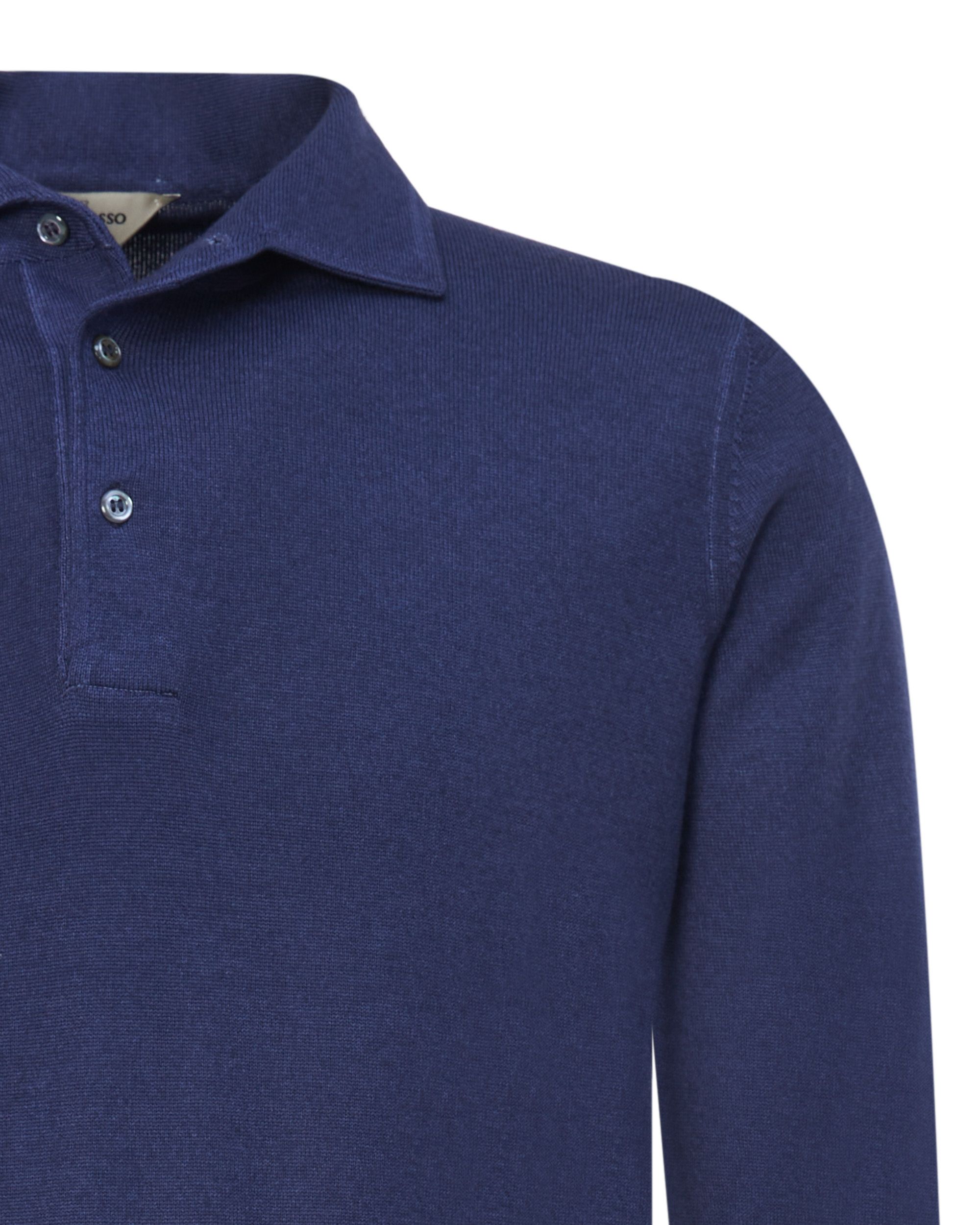Gran Sasso Polo LM Donker blauw 078914-002-48