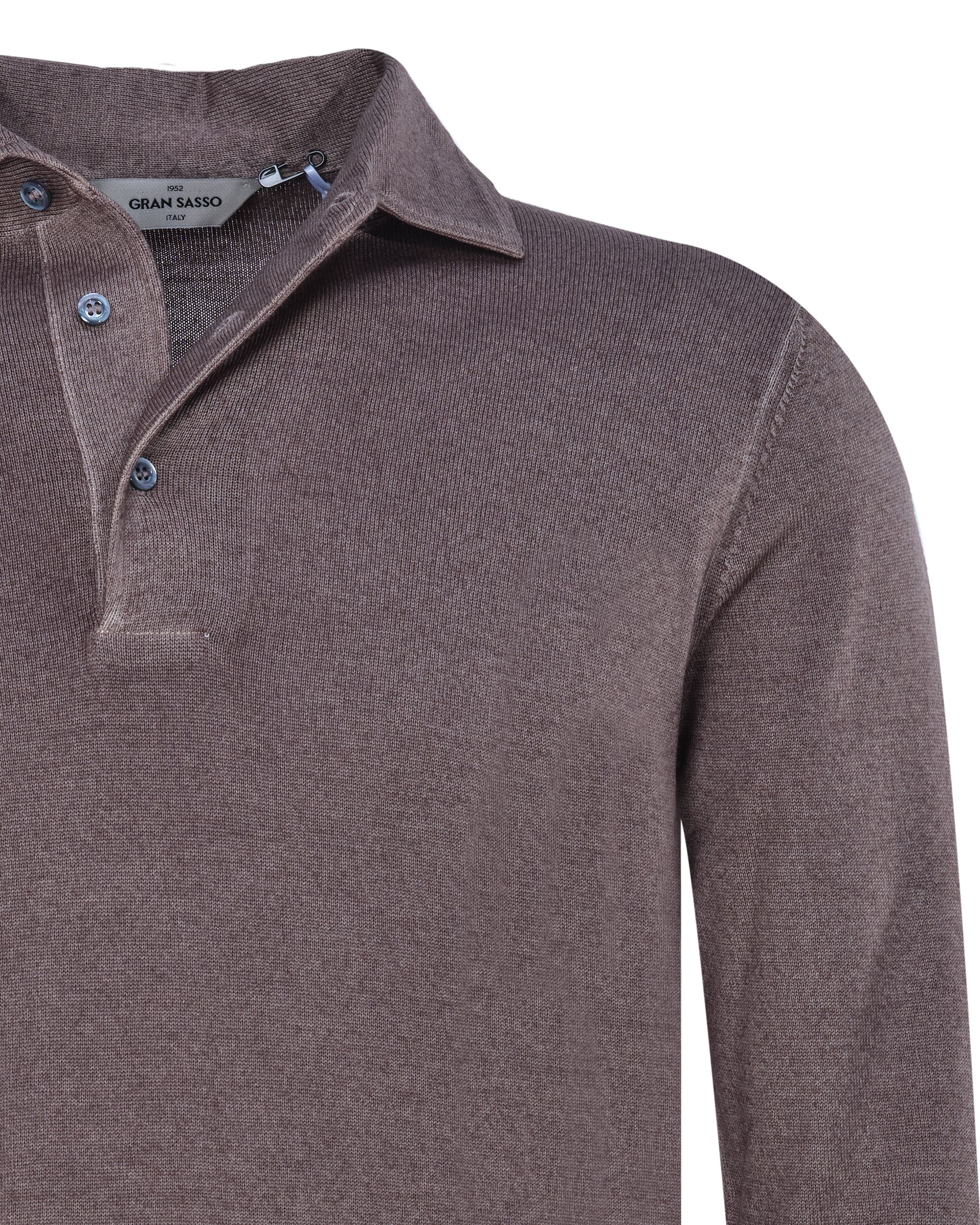 Gran Sasso Polo LM Khaki 078914-003-48