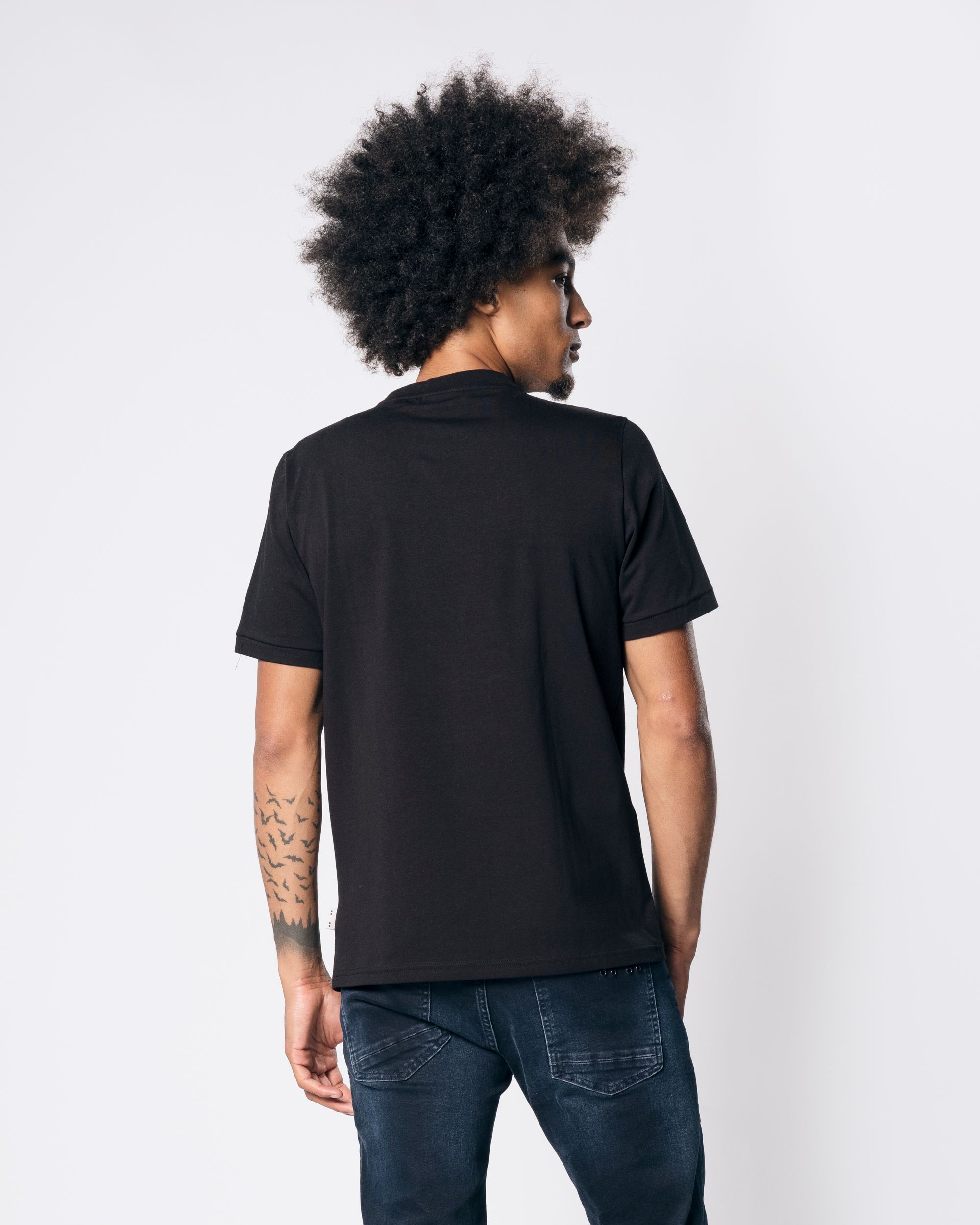J.C. RAGS Joe T-shirt KM Black 078927-001-L