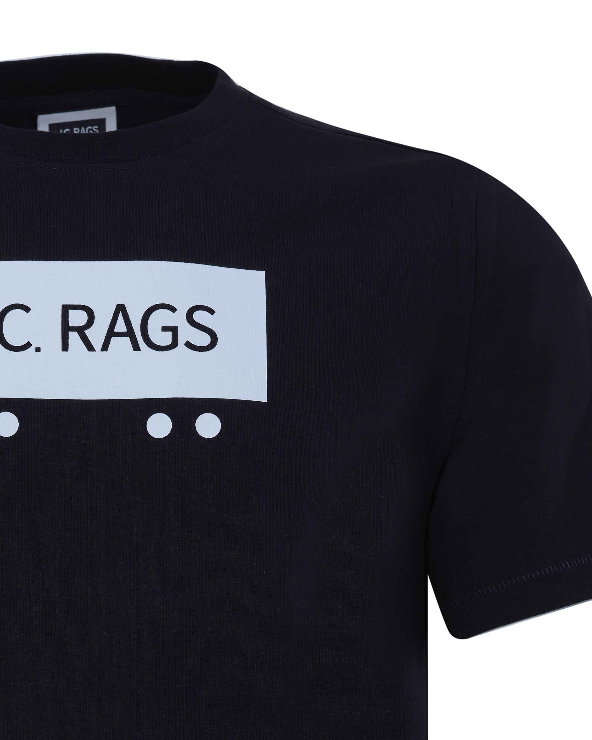 J.C. RAGS Joe T-shirt KM Black 078927-001-L