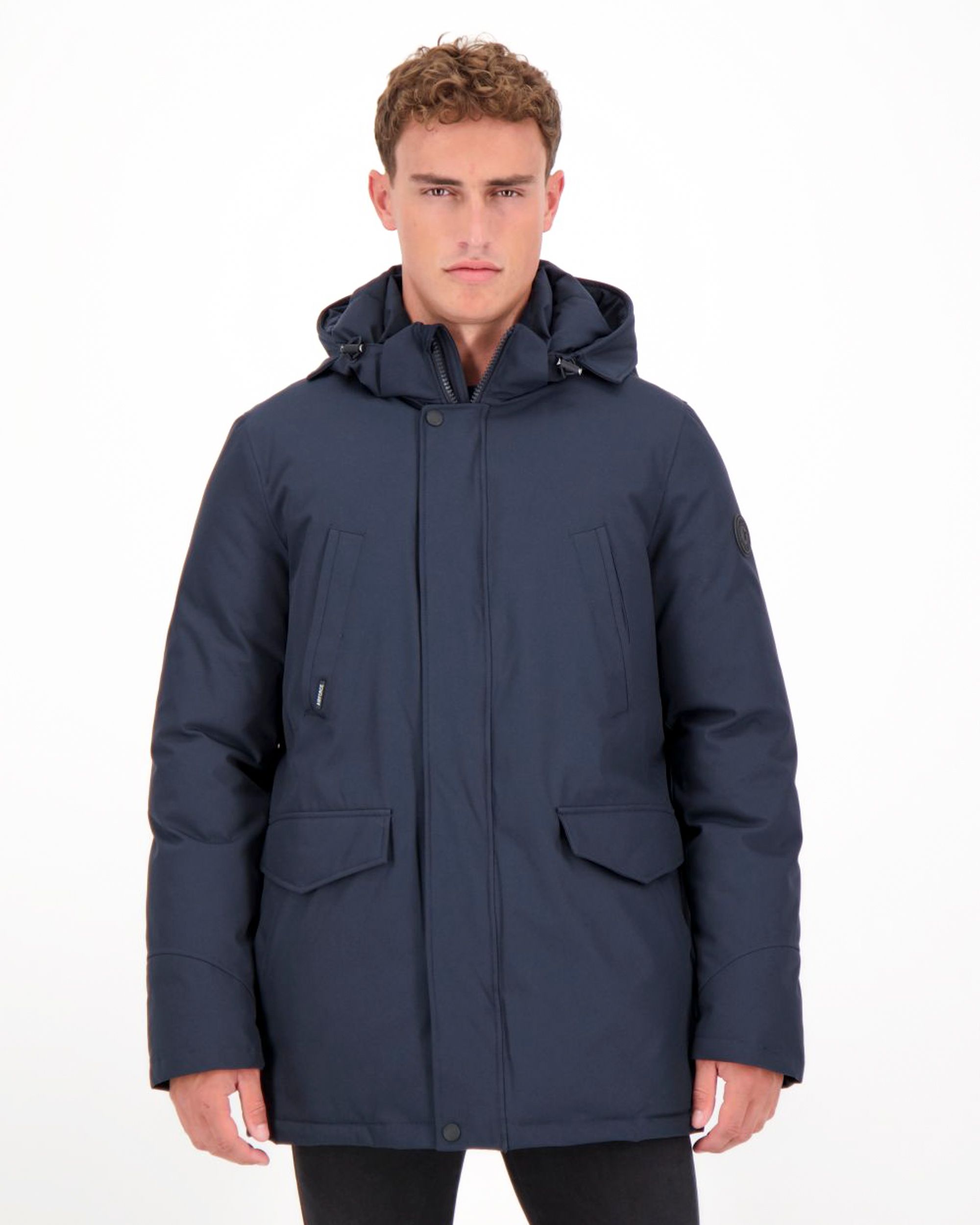 Airforce Slim fit Parka Donker blauw 079391-001-L