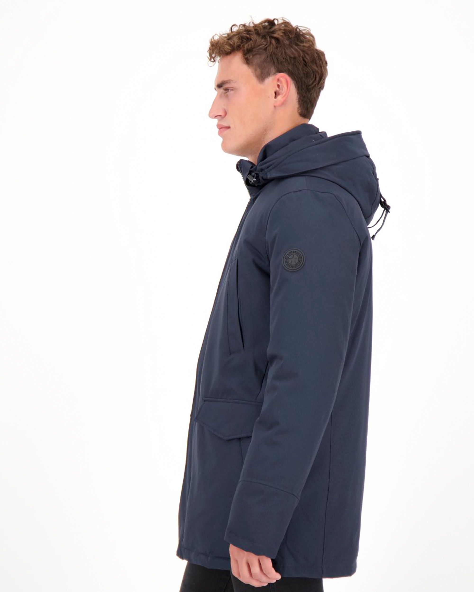 Airforce Slim fit Parka Donker blauw 079391-001-L