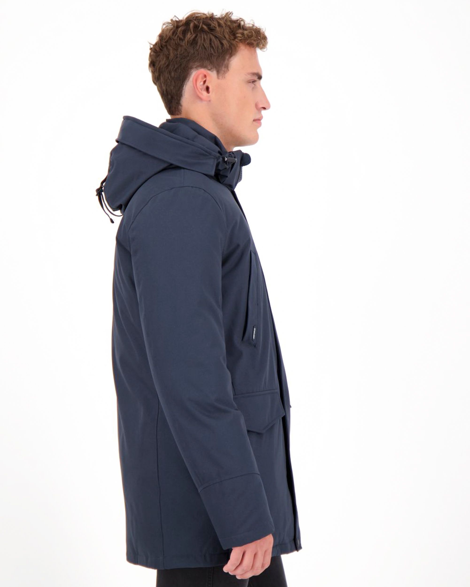 Airforce Slim fit Parka Donker blauw 079391-001-L