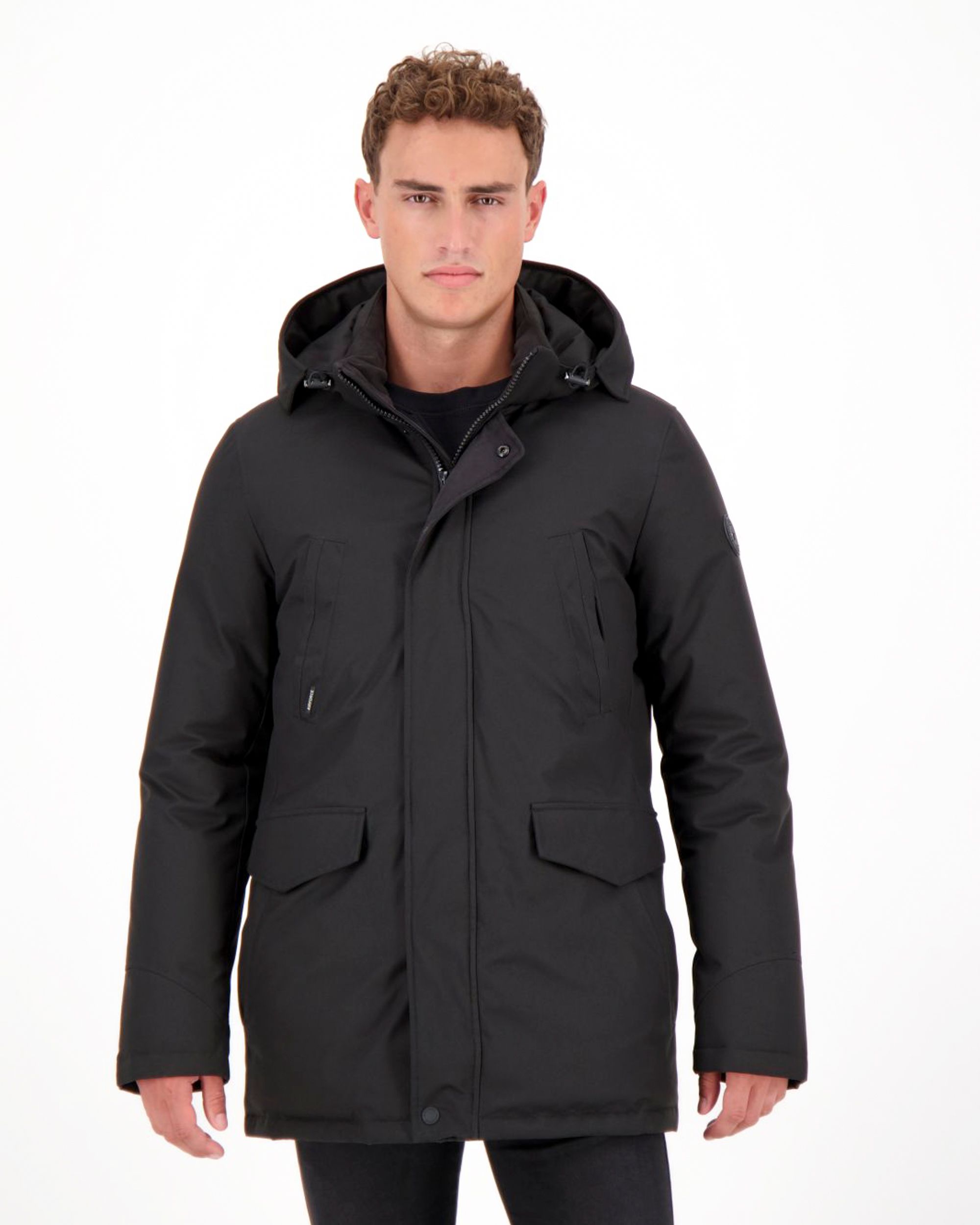 Airforce Slim fit Parka Zwart 079391-002-L