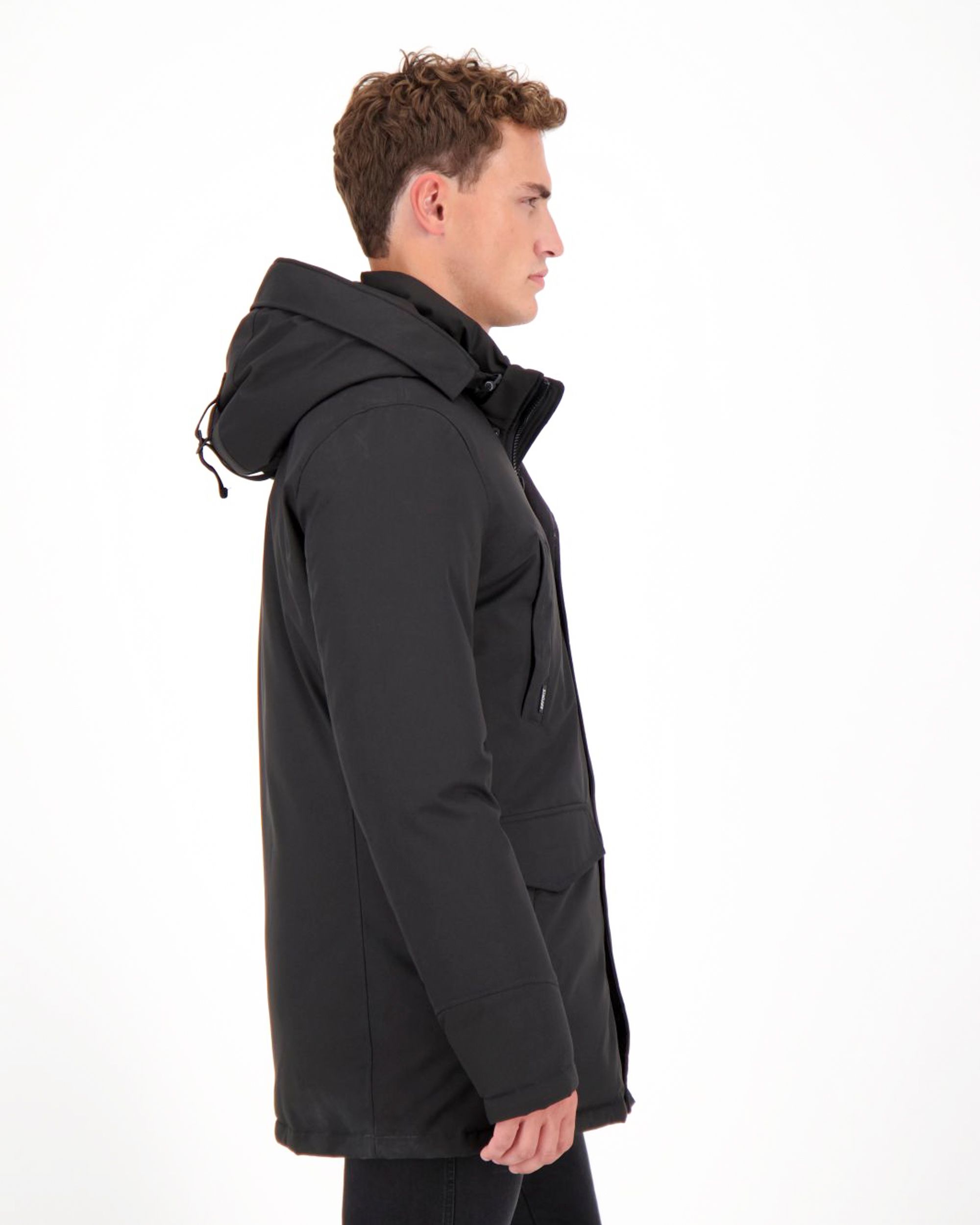 Airforce Slim fit Parka Zwart 079391-002-L