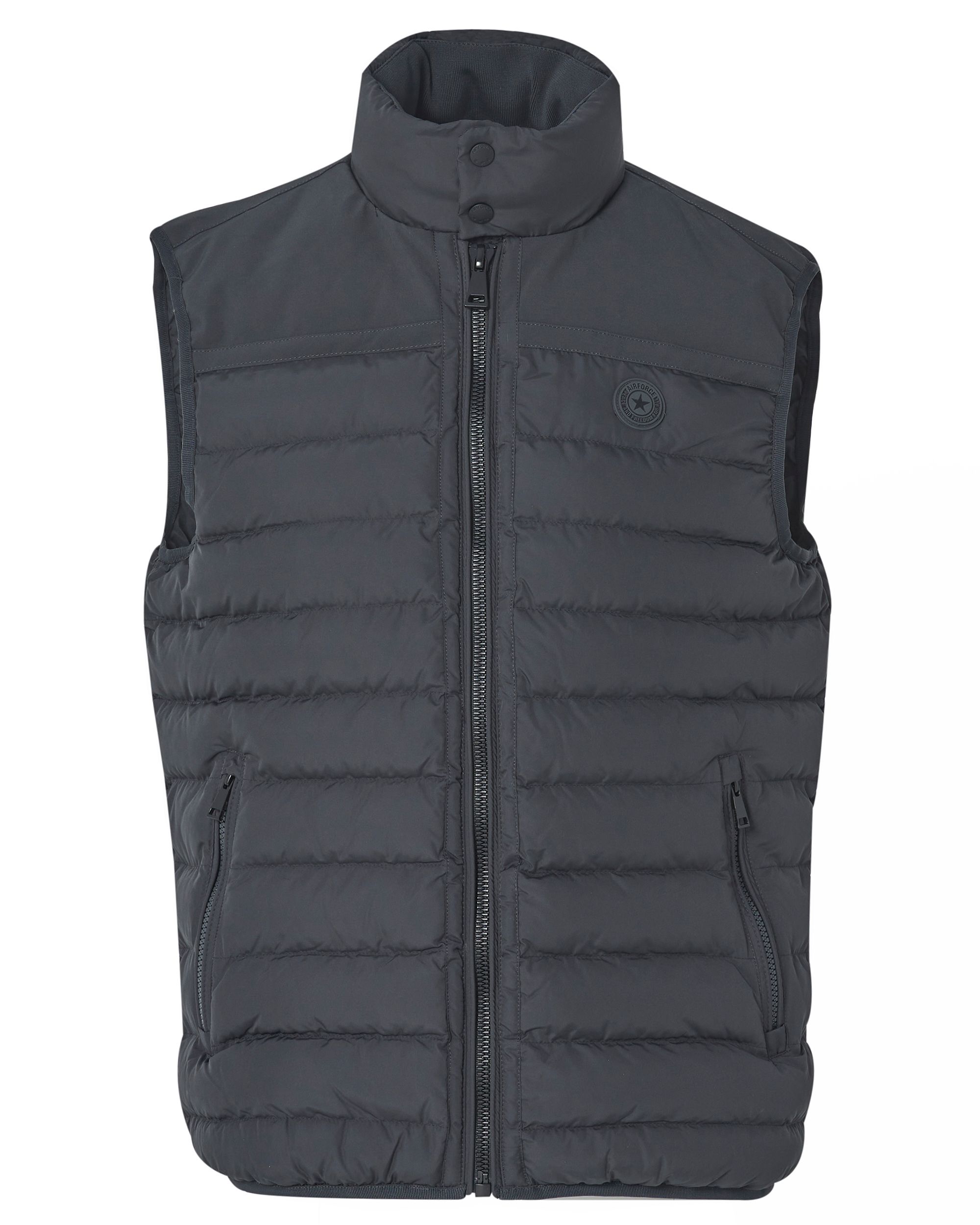 Airforce Padded Bodywarmer Antraciet 079393-002-L