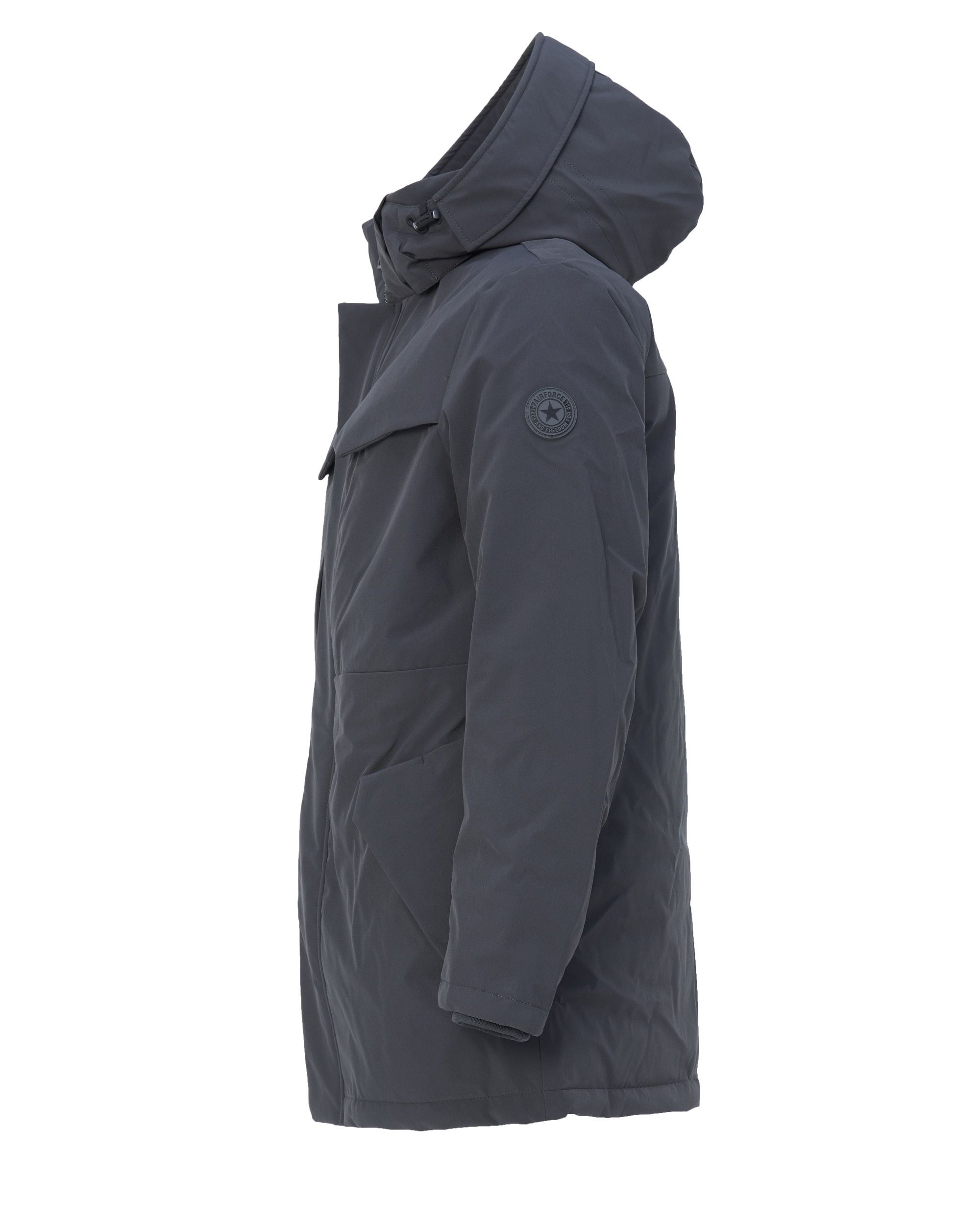 Airforce Long Owen Parka Antraciet 079401-002-L