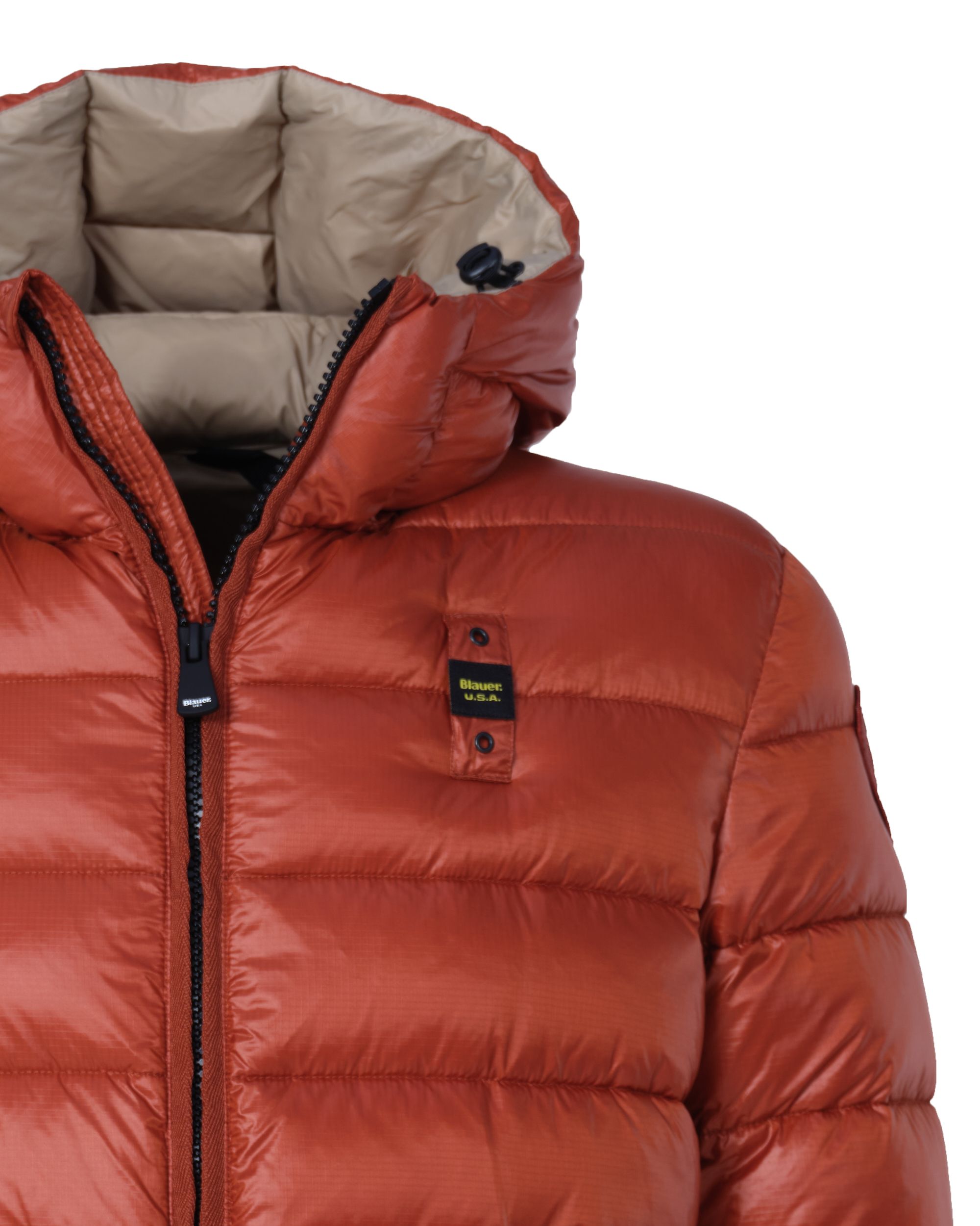 Blauer Gewatteerde jas Oranje 079414-001-L