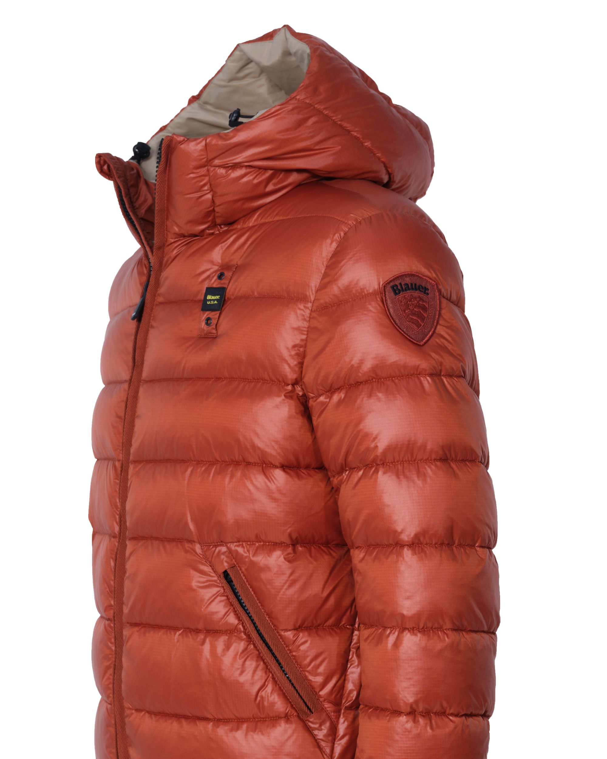 Blauer Gewatteerde jas Oranje 079414-001-L