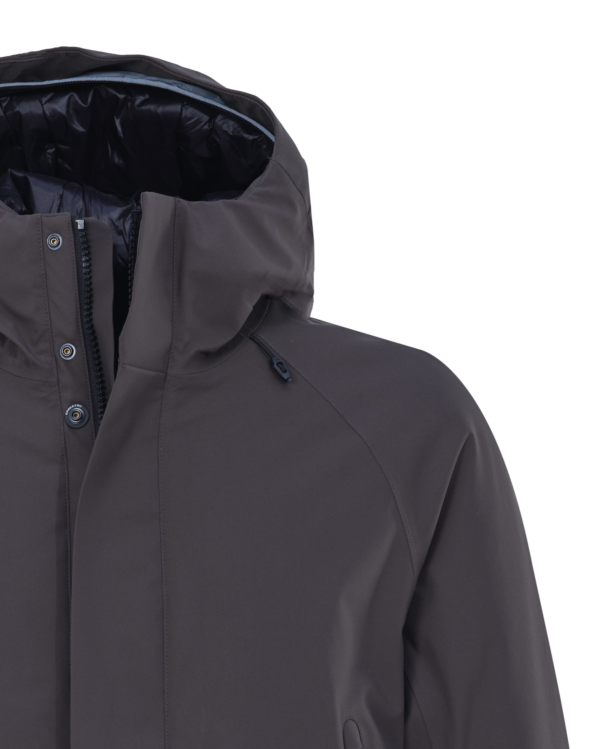 Krakatau QM374 Parka Donker grijs 079420-003-L