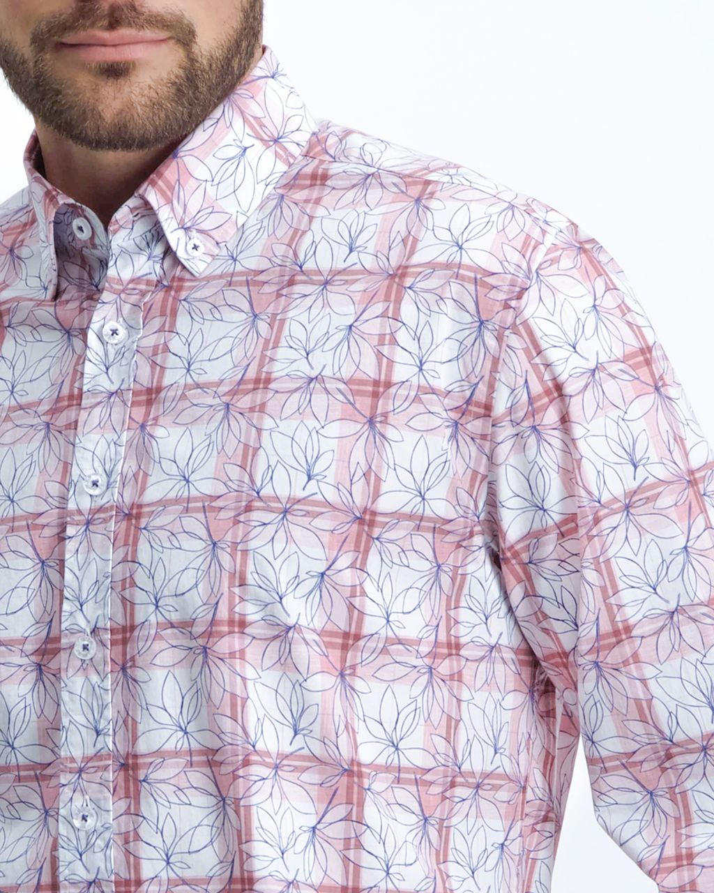 State of Art Casual Overhemd LM Rood 079474-001-4XL