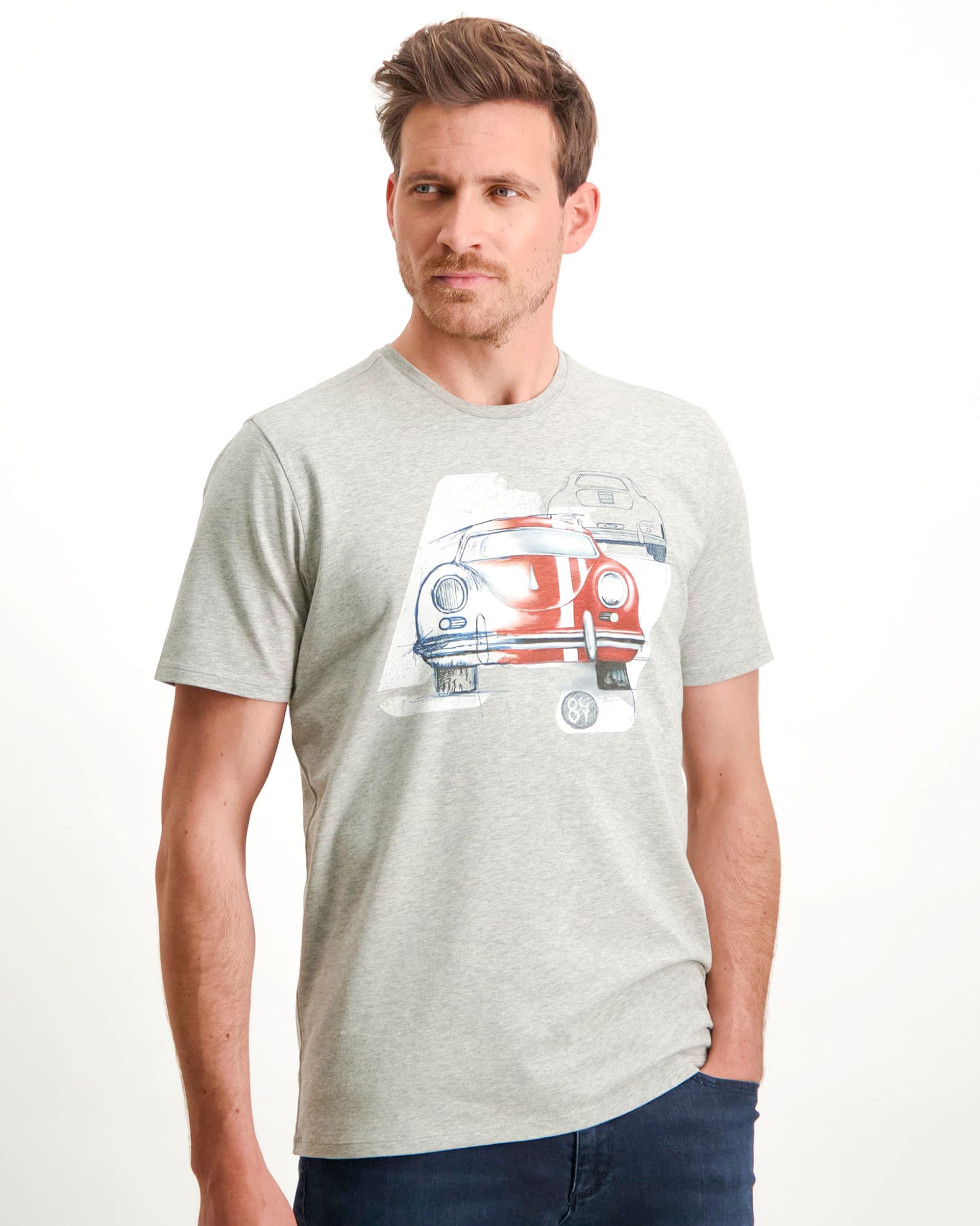 State of Art T-shirt KM Licht grijs 079537-001-4XL