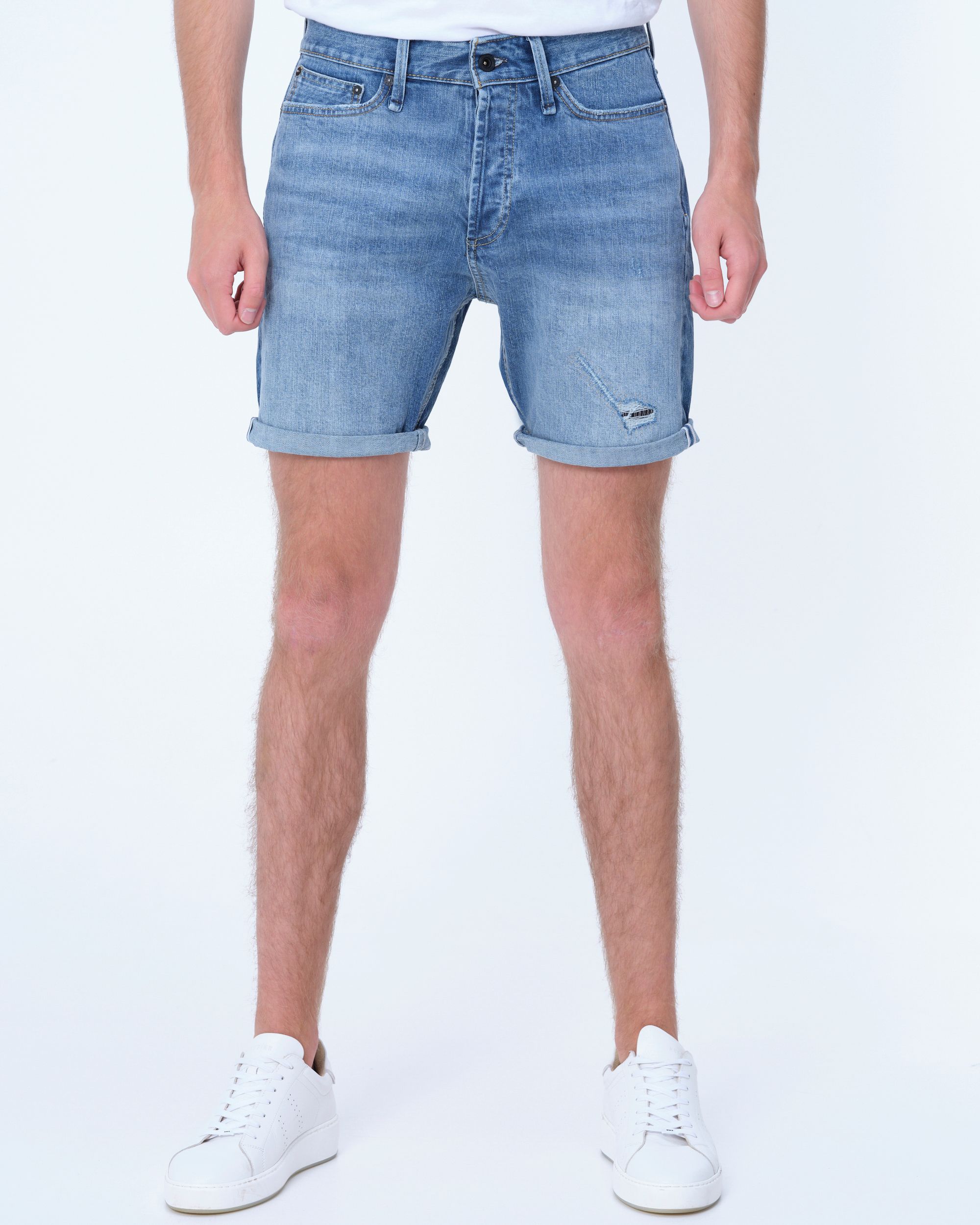 DENHAM Crop short Blauw 080126-001-30