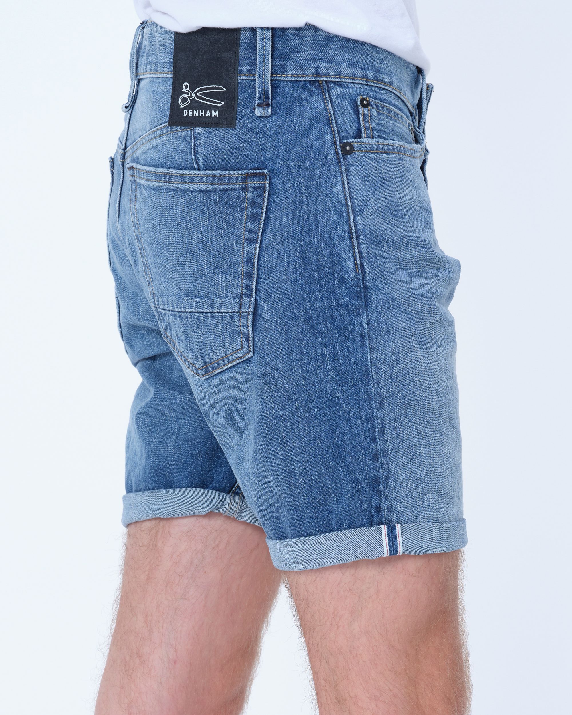 DENHAM Crop short Blauw 080126-001-30