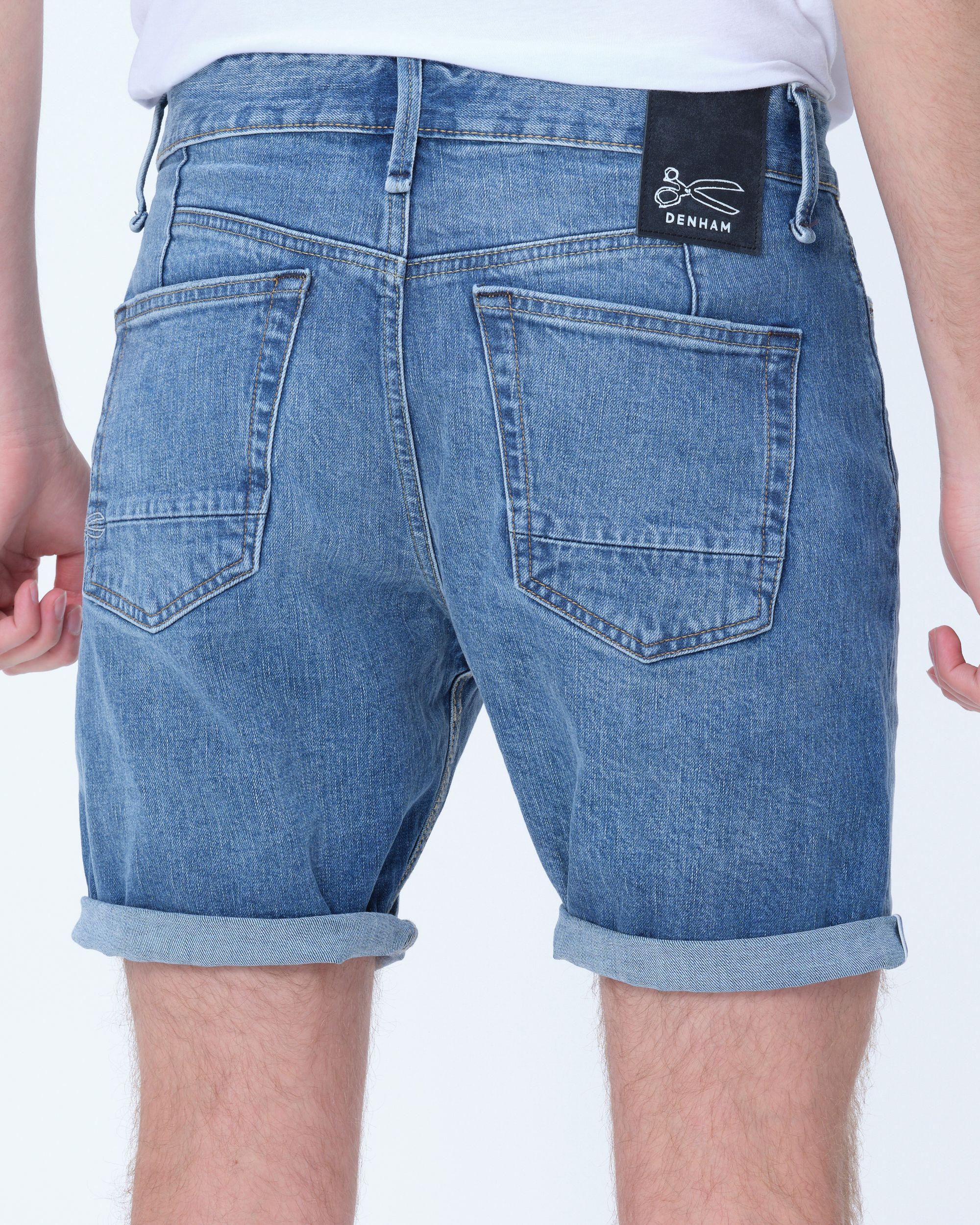 DENHAM Crop short Blauw 080126-001-30