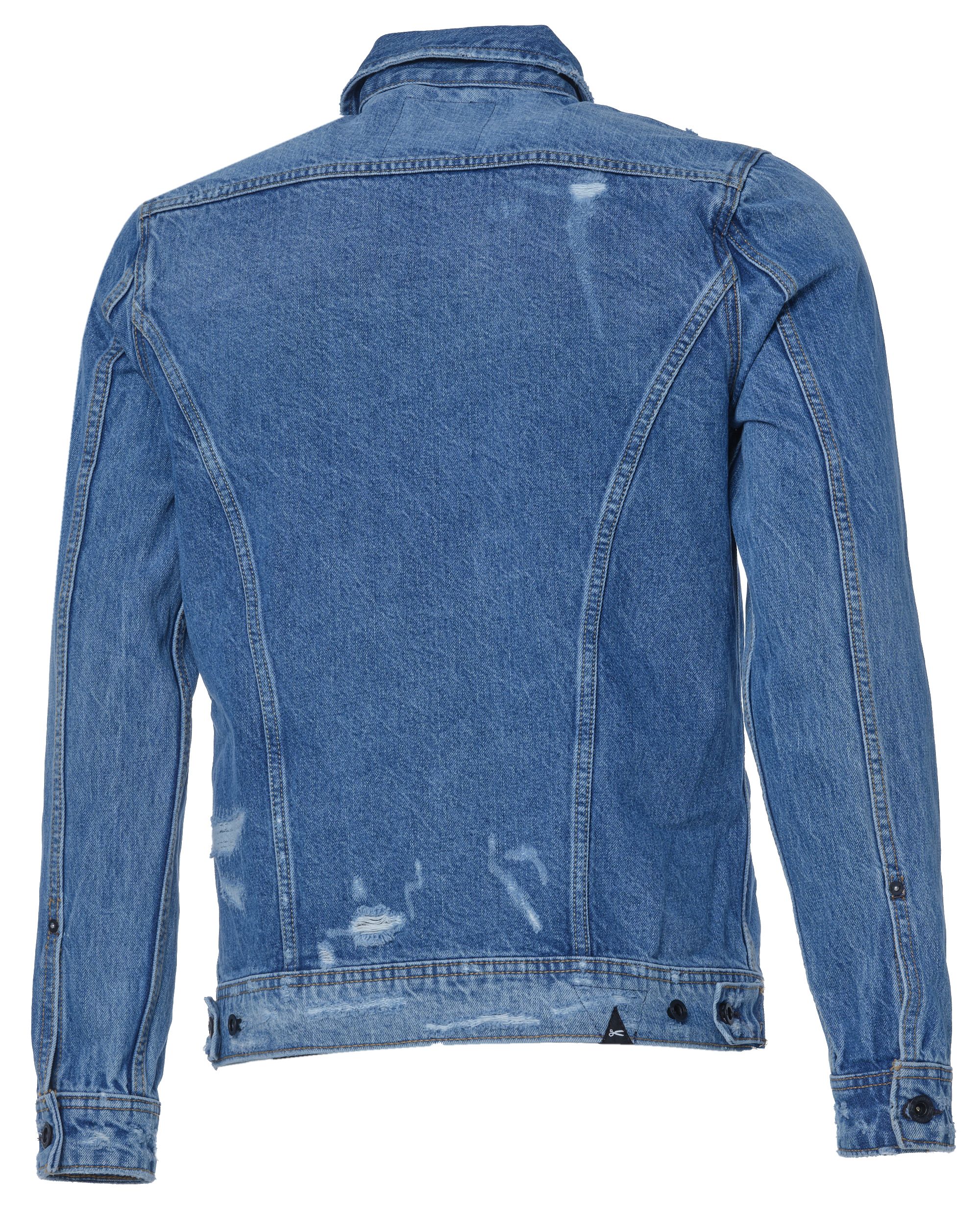 DENHAM Amsterdam Denim Jack Blauw 080127-001-L