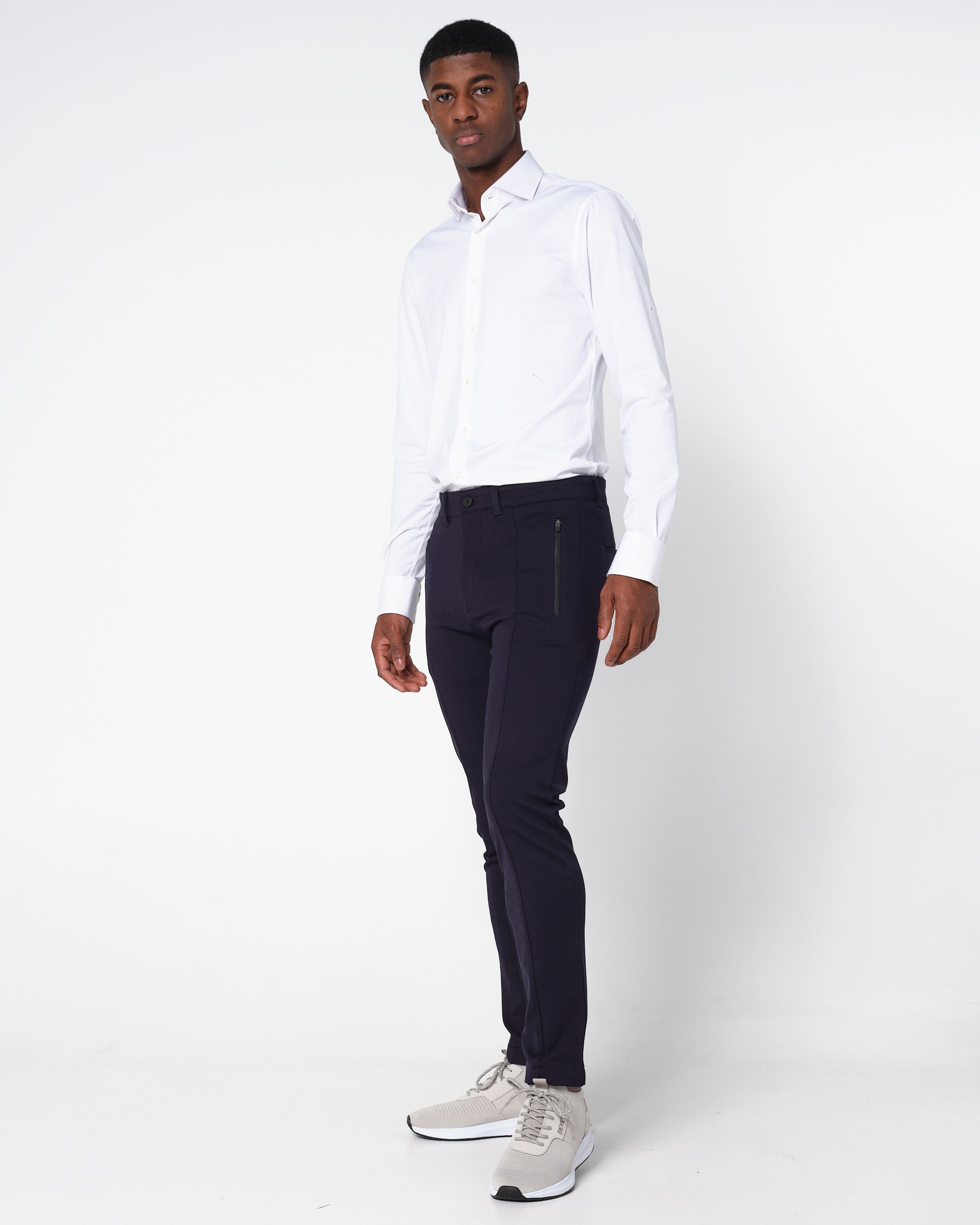 Drykorn Paid Chino Blauw 080162-001-29/32