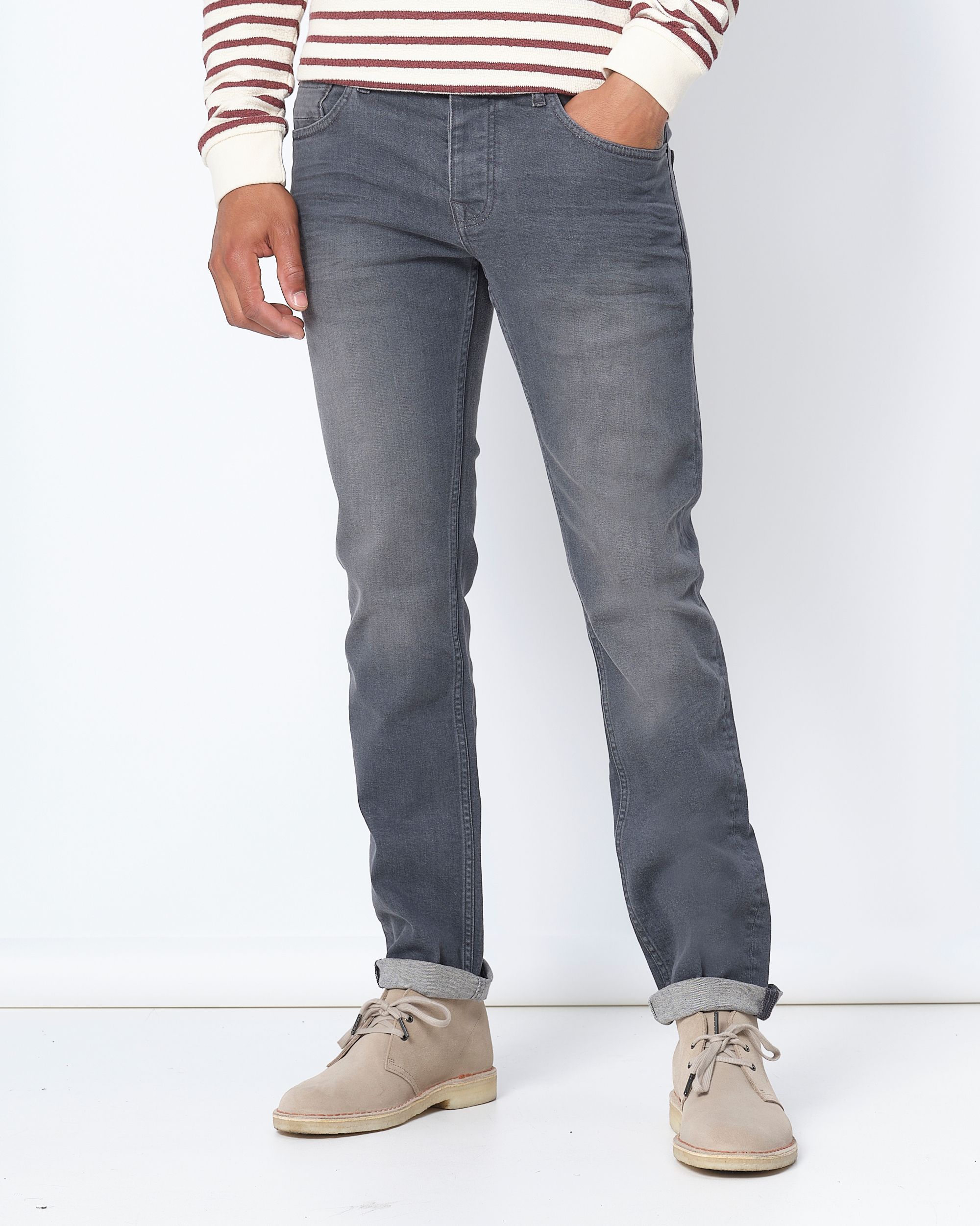 J.C. RAGS Jimmy Jeans Donkergrijs uni 080187-001-28/32