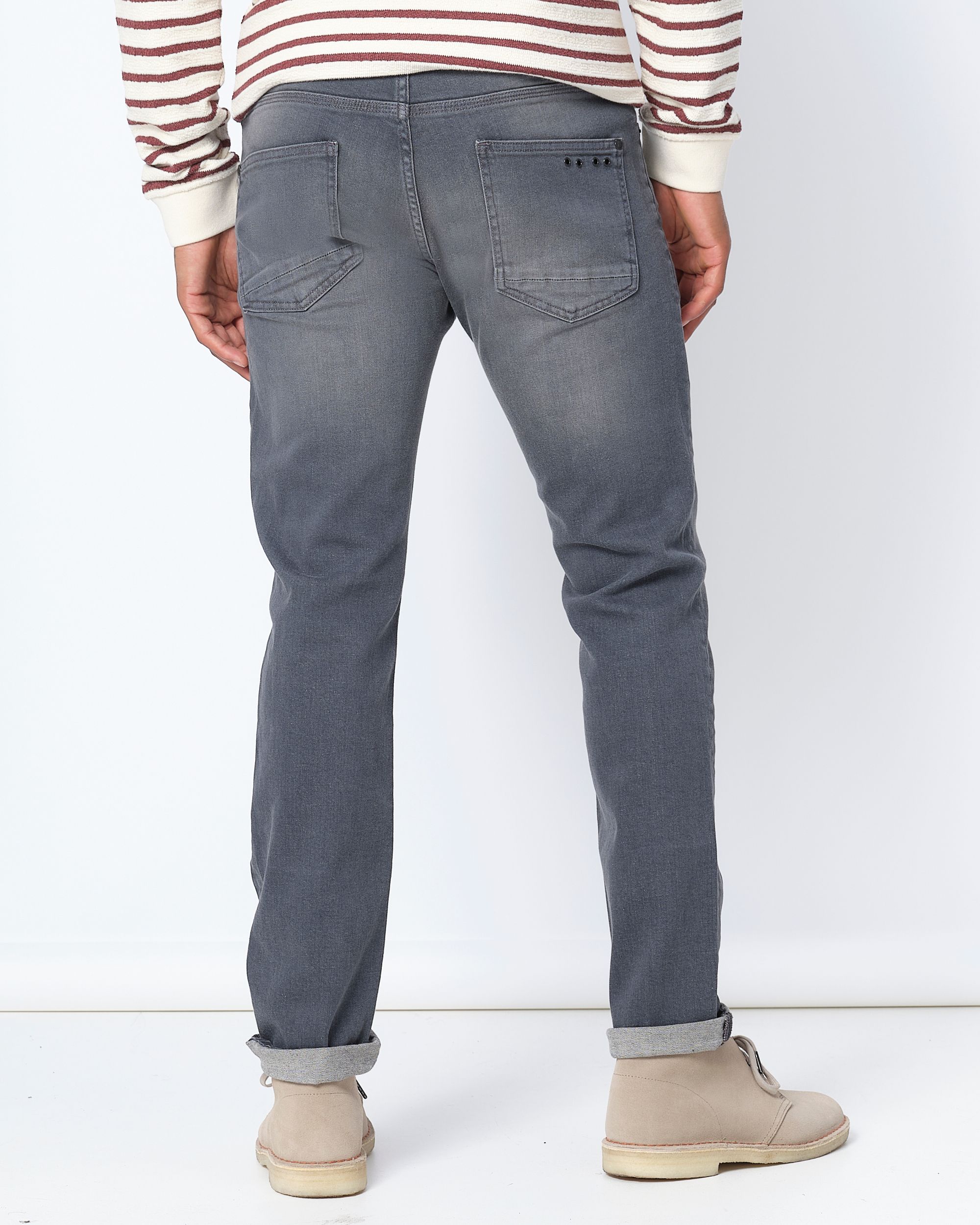 J.C. RAGS 5-pocket Donkergrijs uni 080187-001-28/32