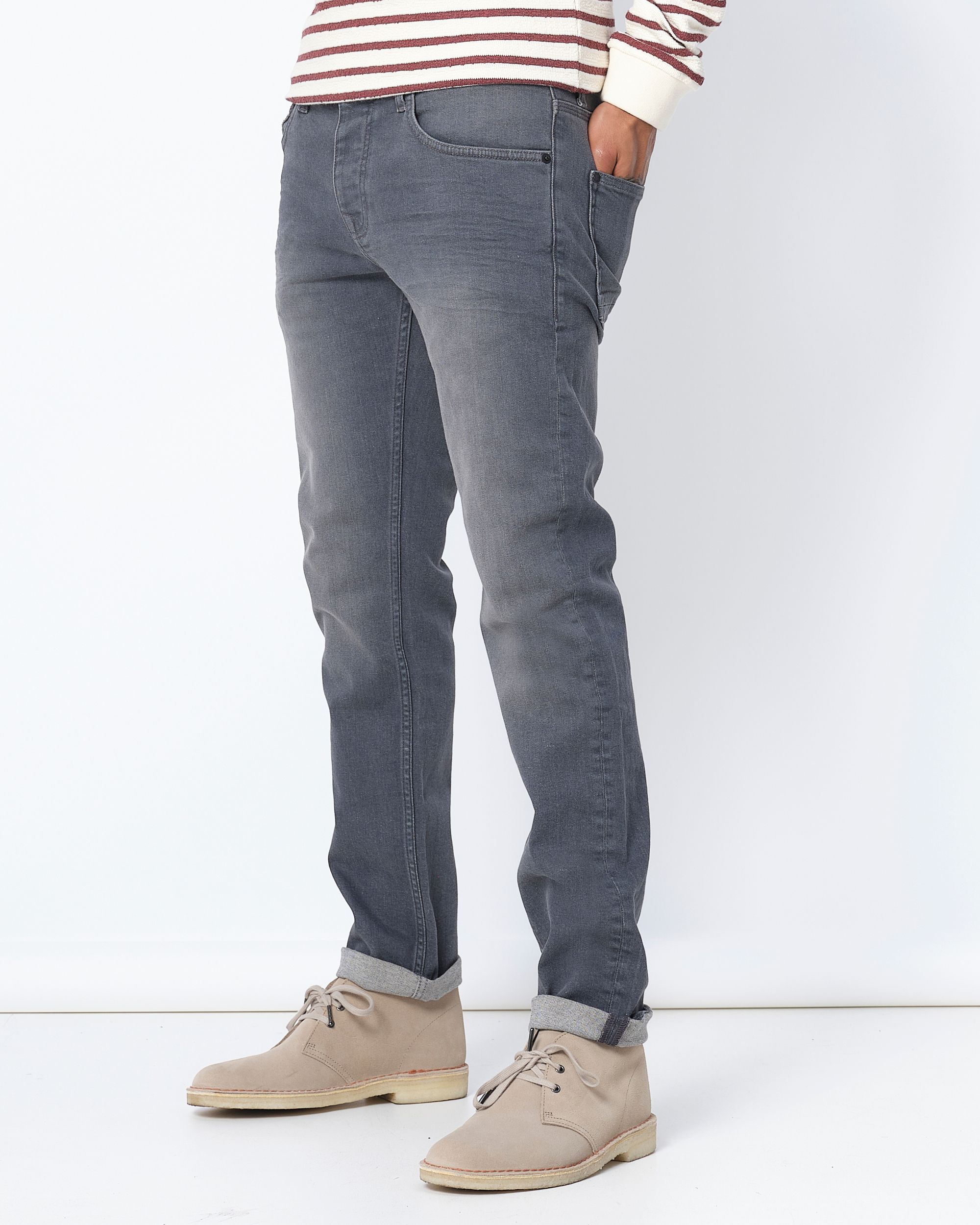 J.C. RAGS Jimmy Jeans Donkergrijs uni 080187-001-28/32