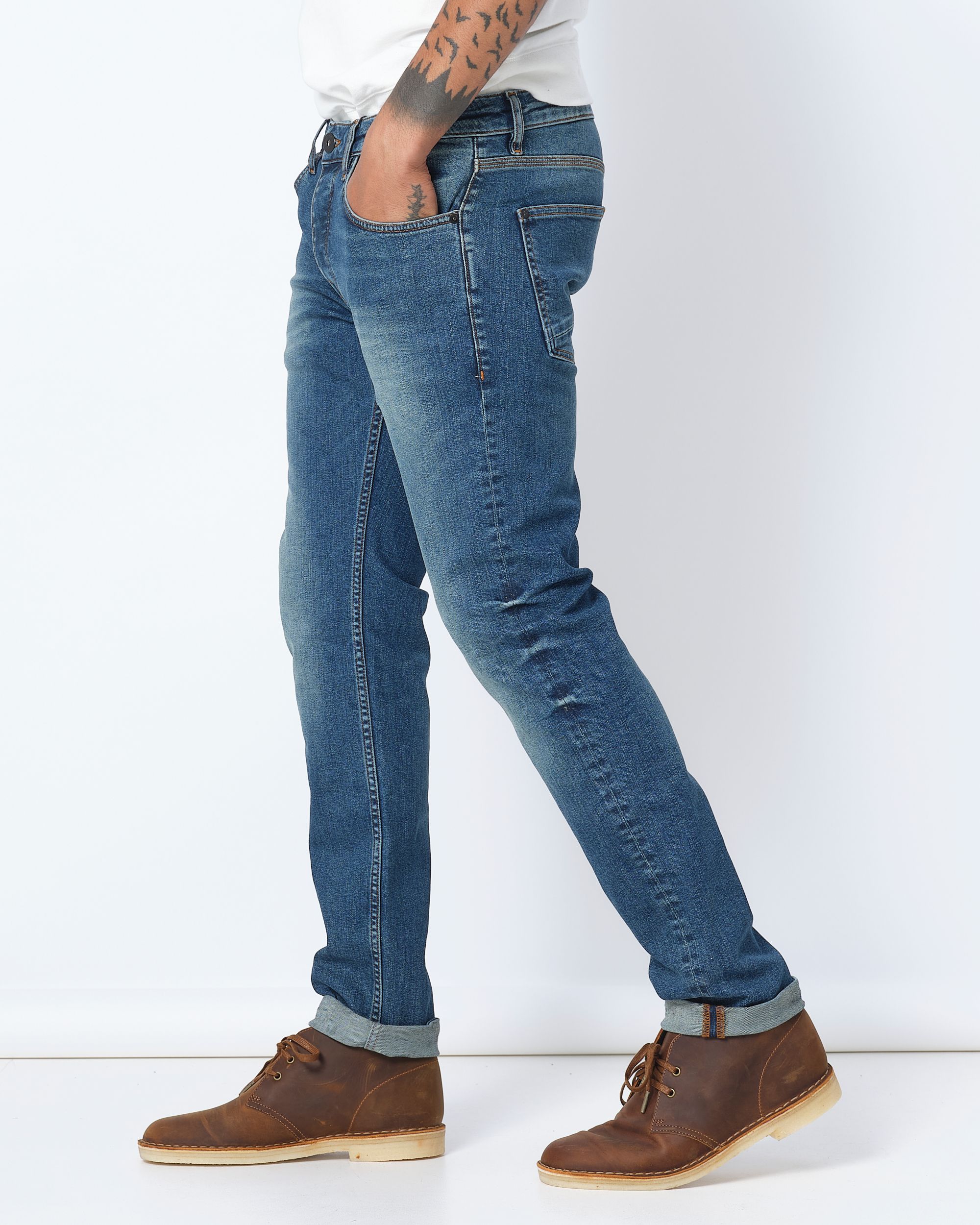 J.C. RAGS Jimmy Jeans Donkerblauw uni 080191-001-28/32