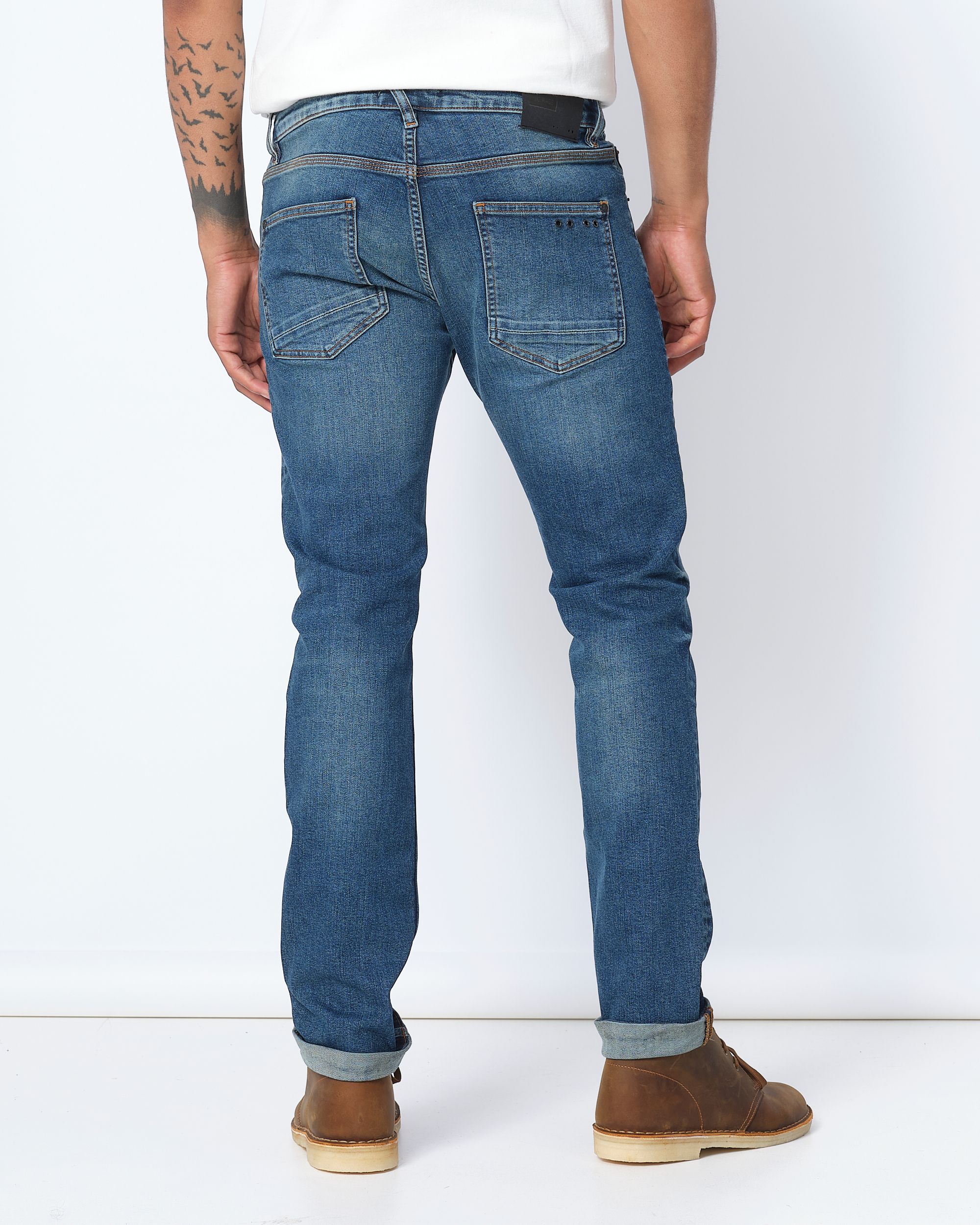 J.C. RAGS Jimmy Jeans Donkerblauw uni 080191-001-28/32