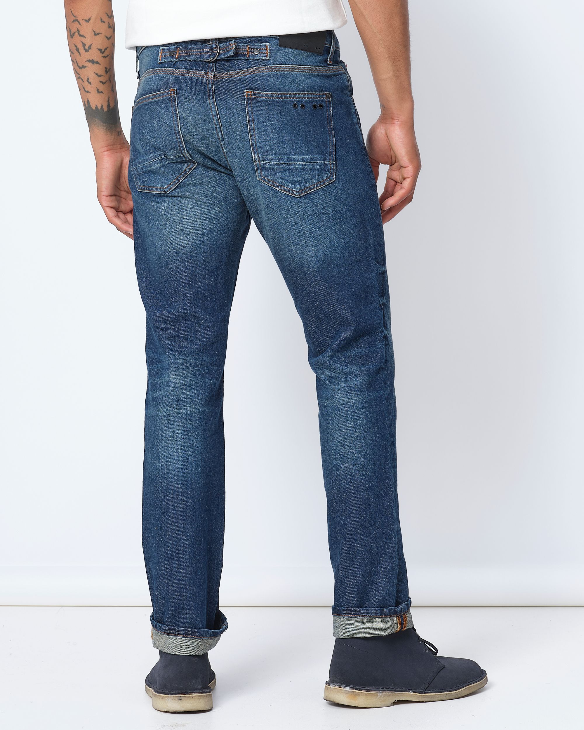 J.C. RAGS Jeans Donkerblauw uni 080192-001-28/32