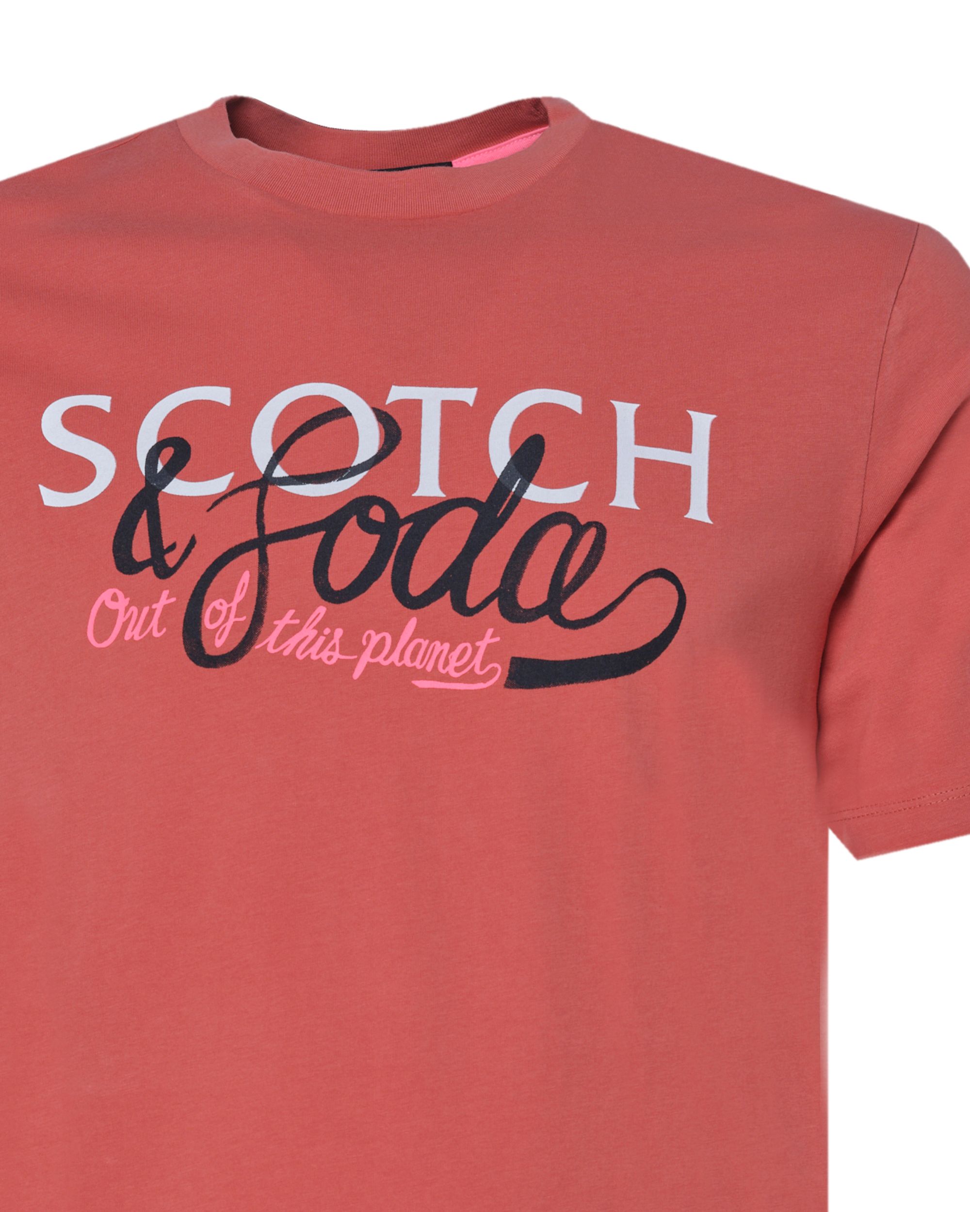 Scotch & Soda T-shirt KM Bruin 080195-001-L