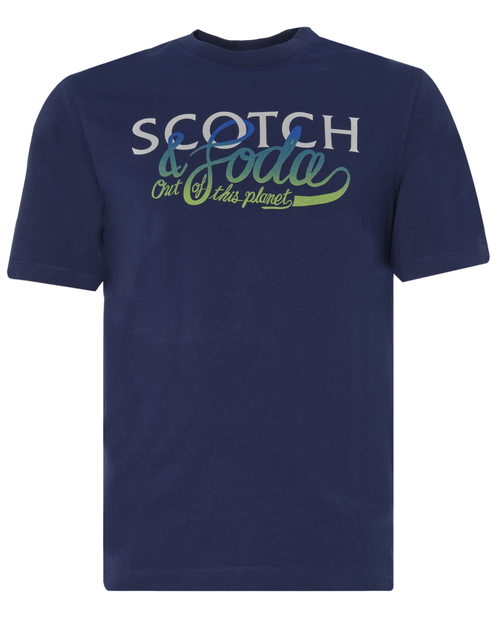 Scotch & Soda T-shirt KM Donker blauw 080196-001-L