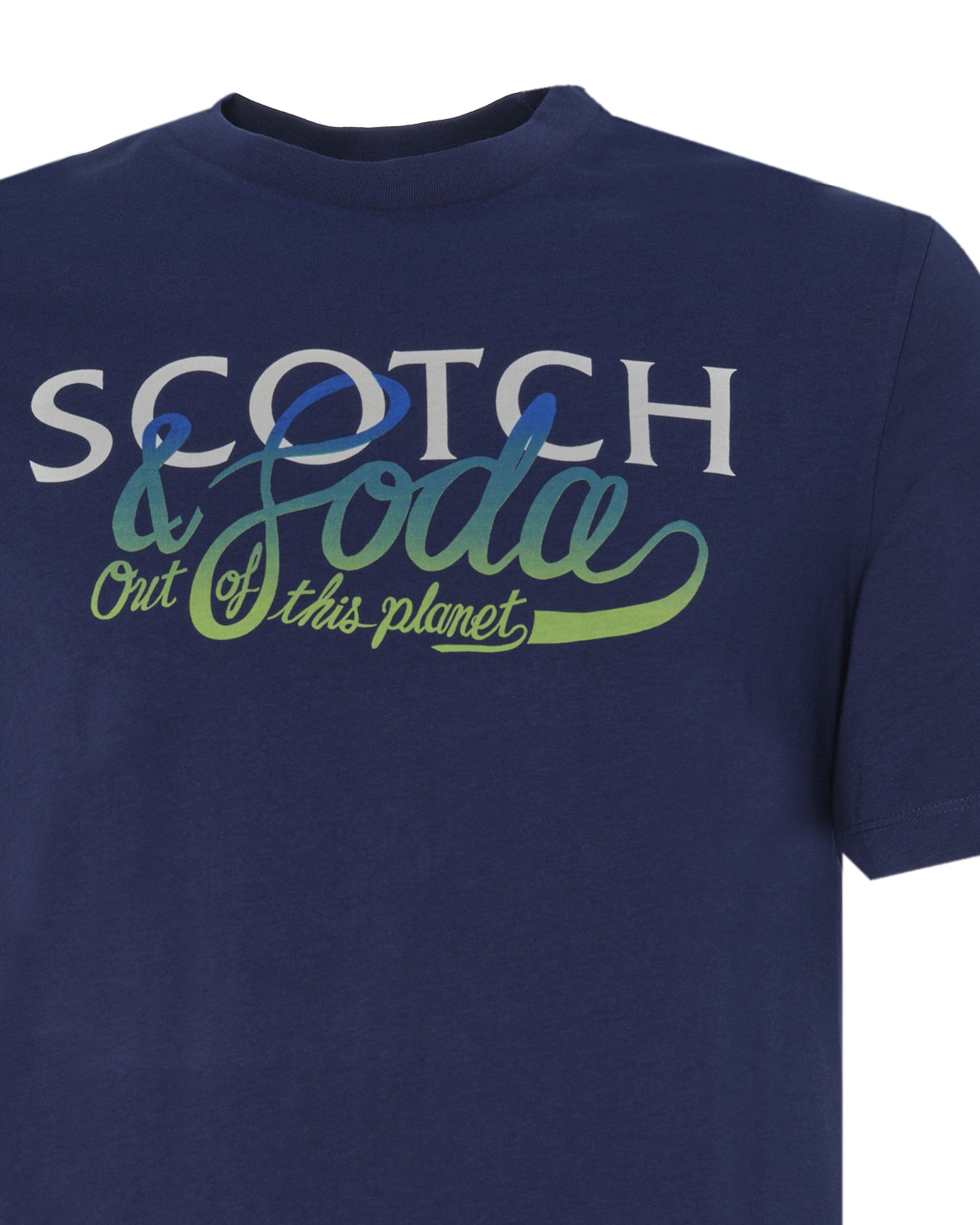 Scotch & Soda T-shirt KM Donker blauw 080196-001-L