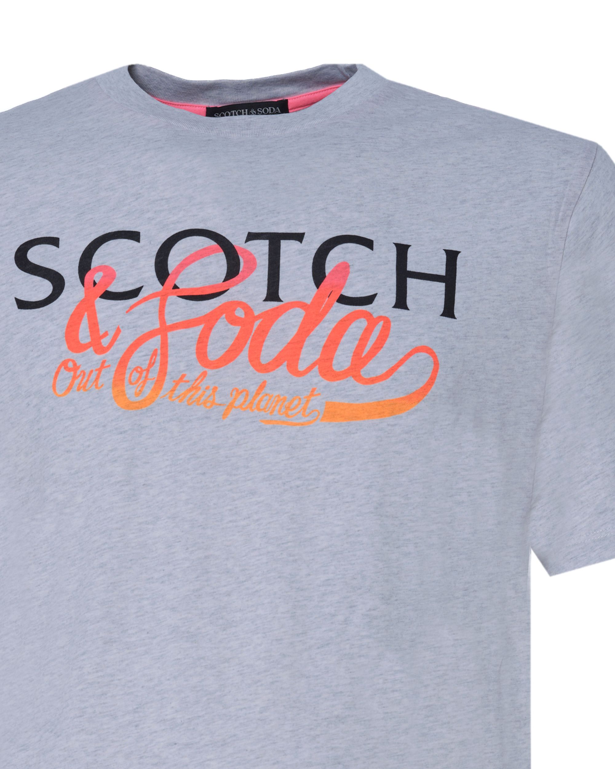Scotch & Soda T-shirt KM Grijs 080198-001-L