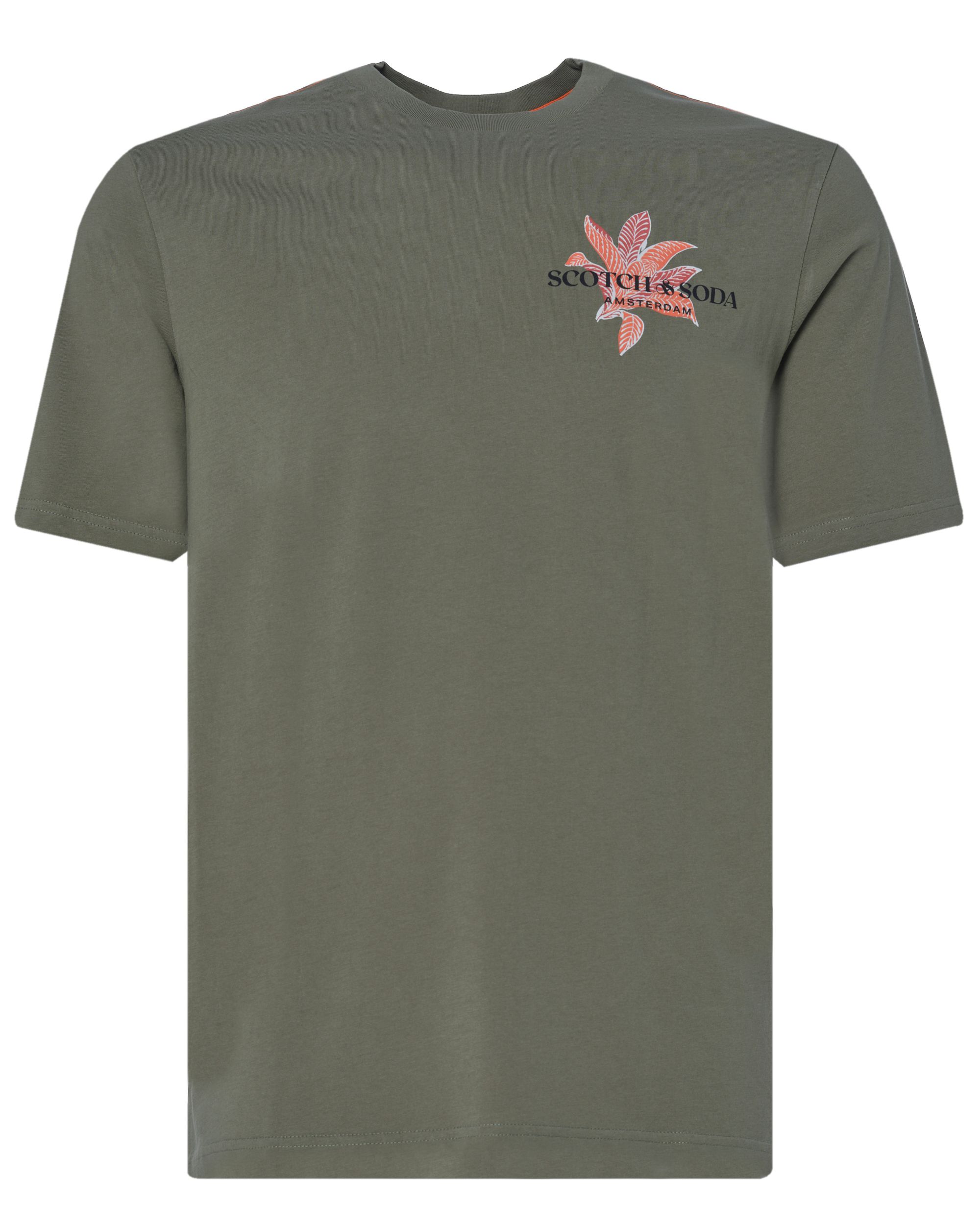 Scotch & Soda T-shirt KM Groen 080199-001-L