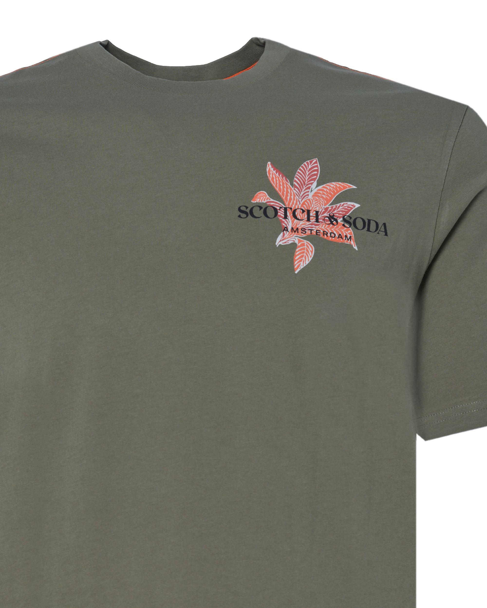 Scotch & Soda T-shirt KM Groen 080199-001-L