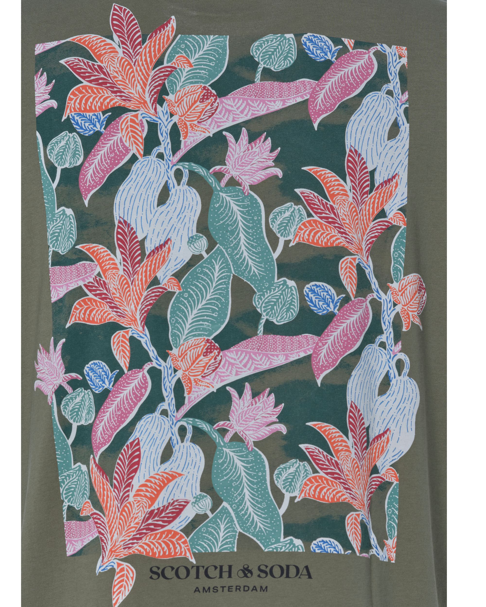 Scotch & Soda T-shirt KM Groen 080199-001-L