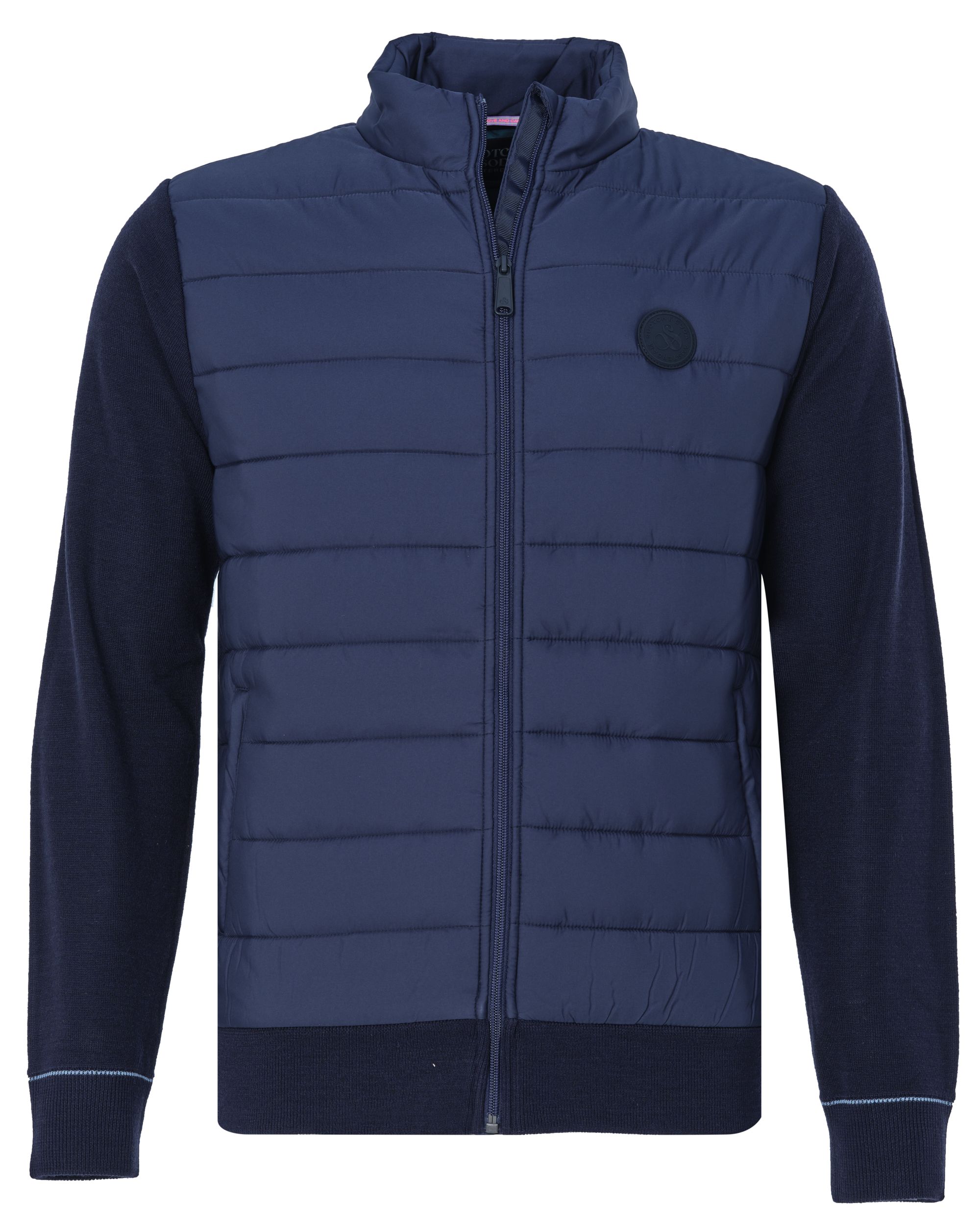 Scotch & Soda Gewatteerde jas Donker blauw 080210-001-L