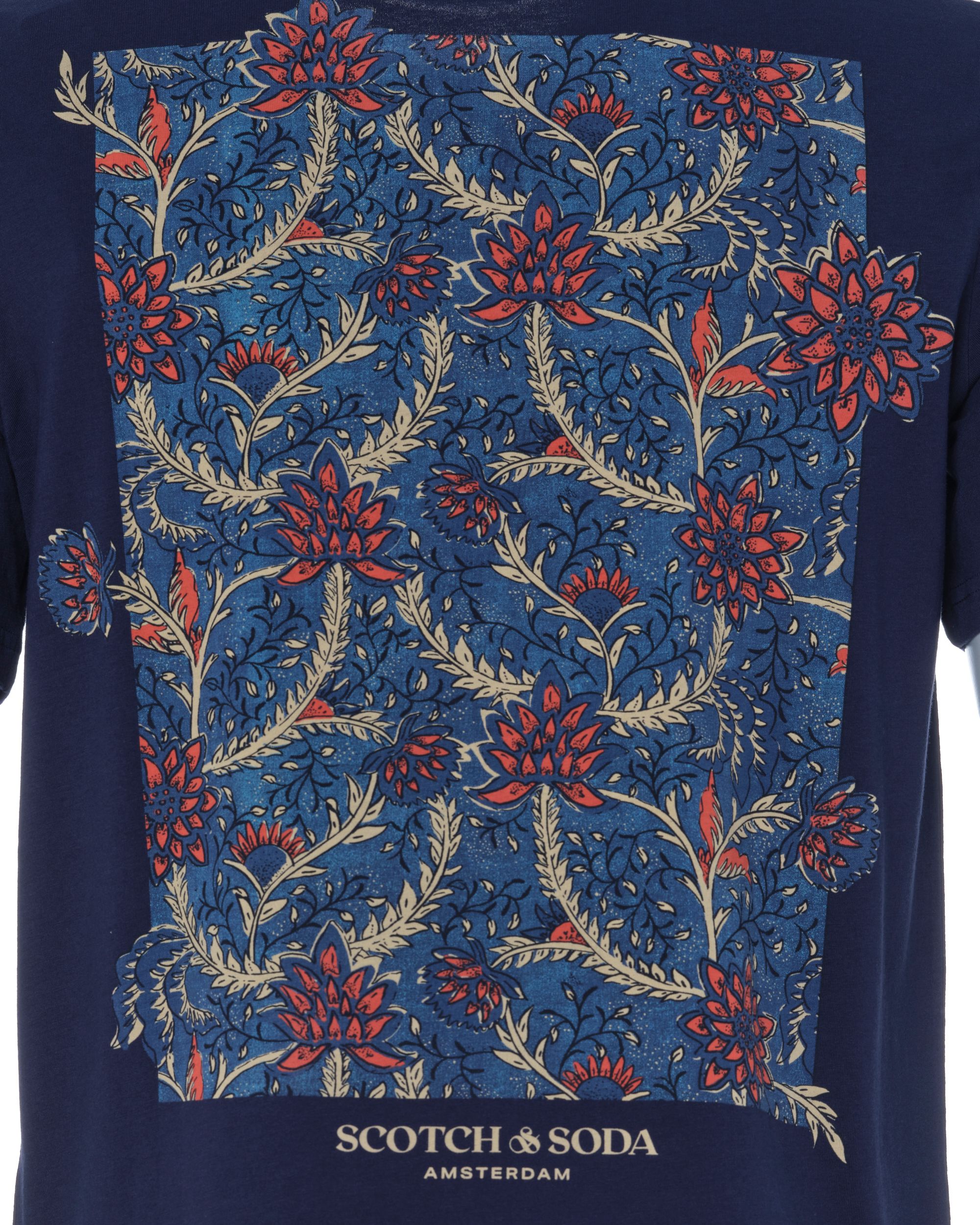 Scotch & Soda T-shirt KM Donker blauw 080218-001-L