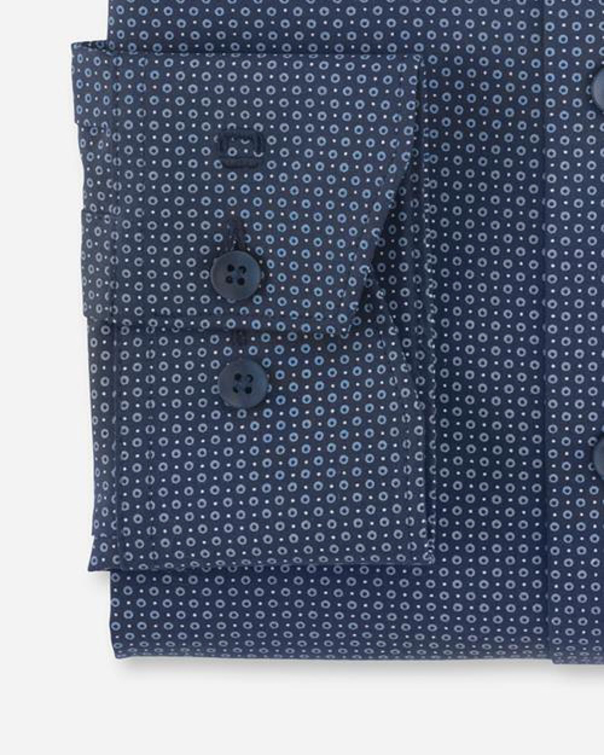 OLYMP Modern Fit Overhemd LM Donker blauw 080226-001-47