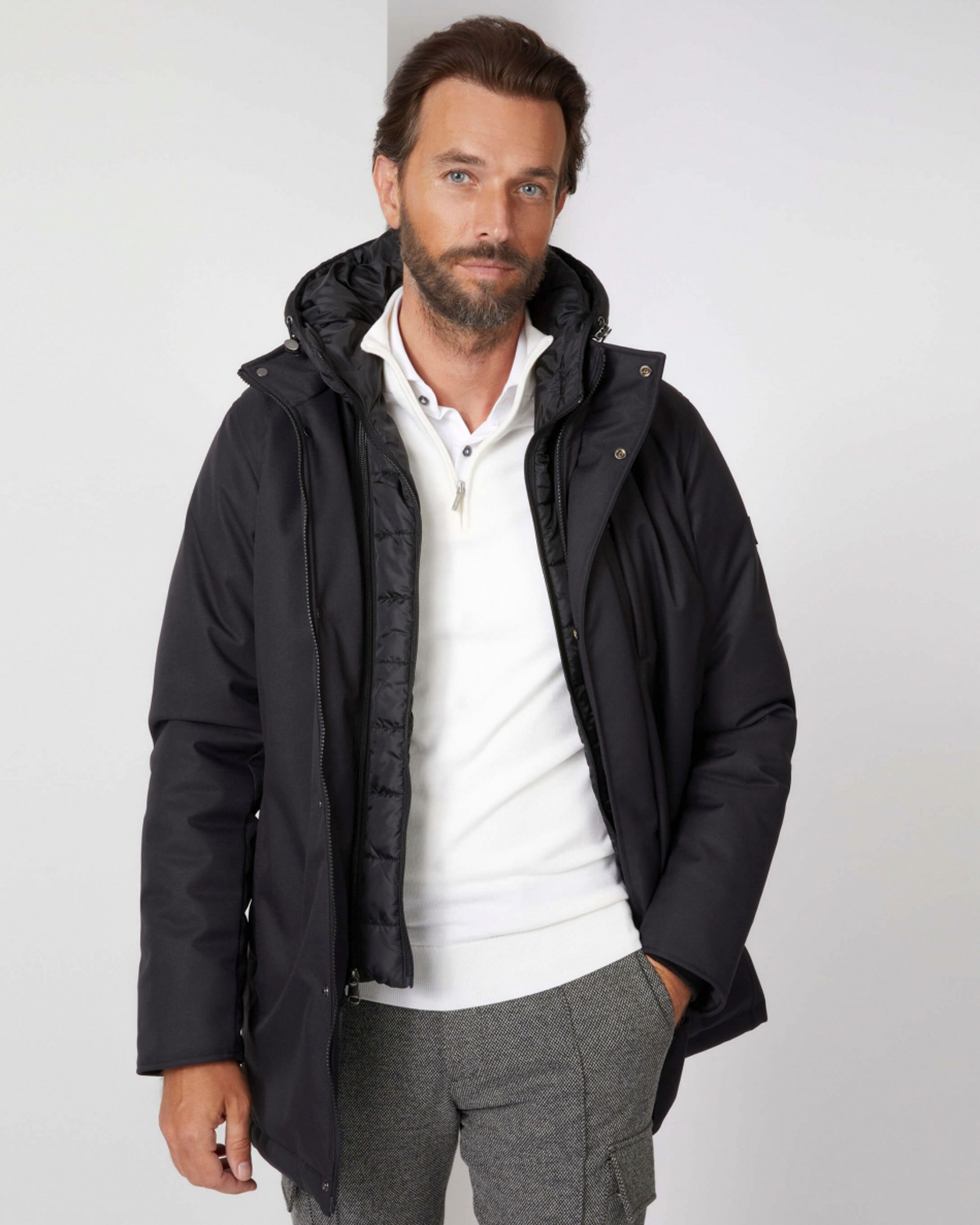 Cavallaro Trentino Parka Zwart 080244-001-L