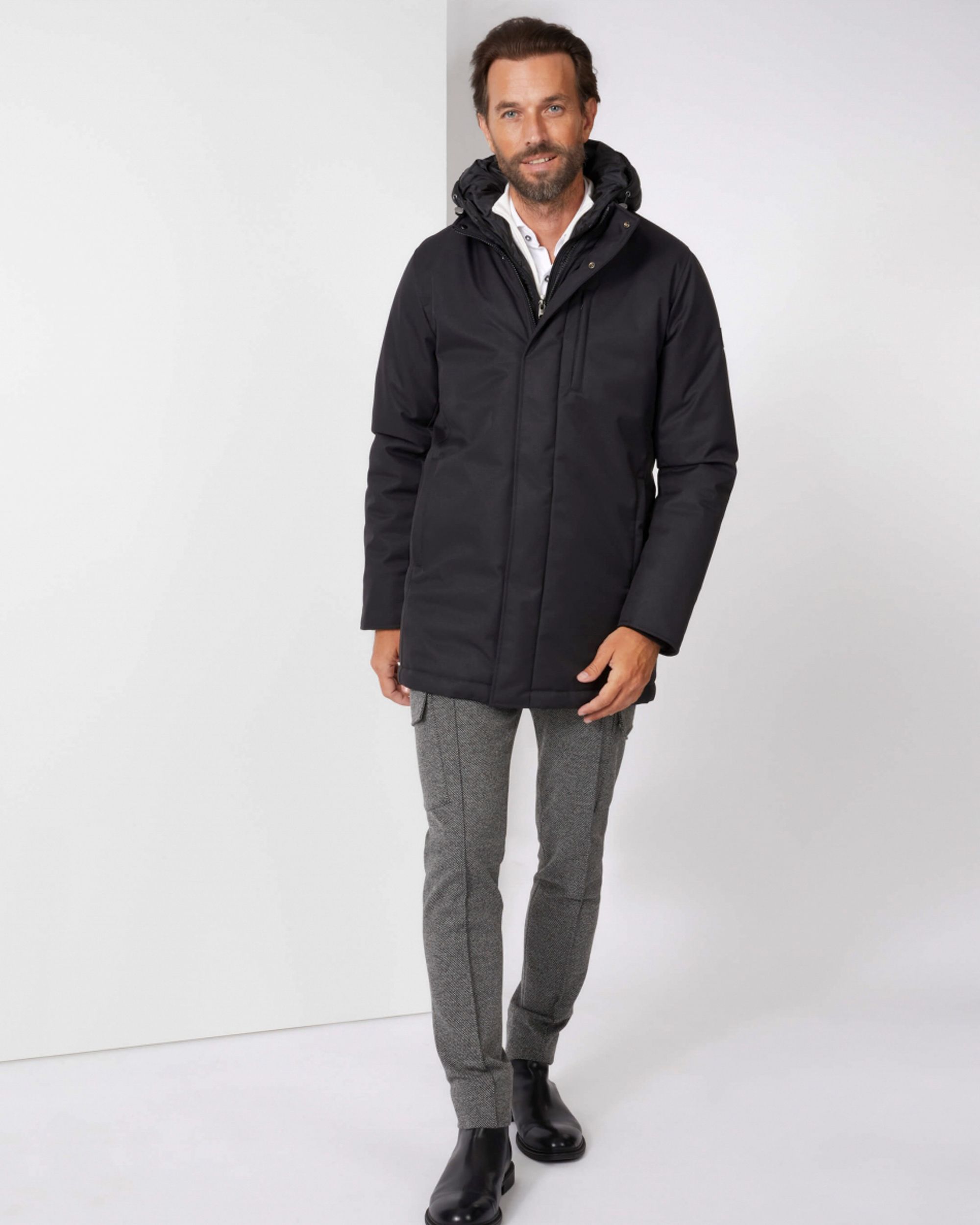 Cavallaro Trentino Parka Zwart 080244-001-L