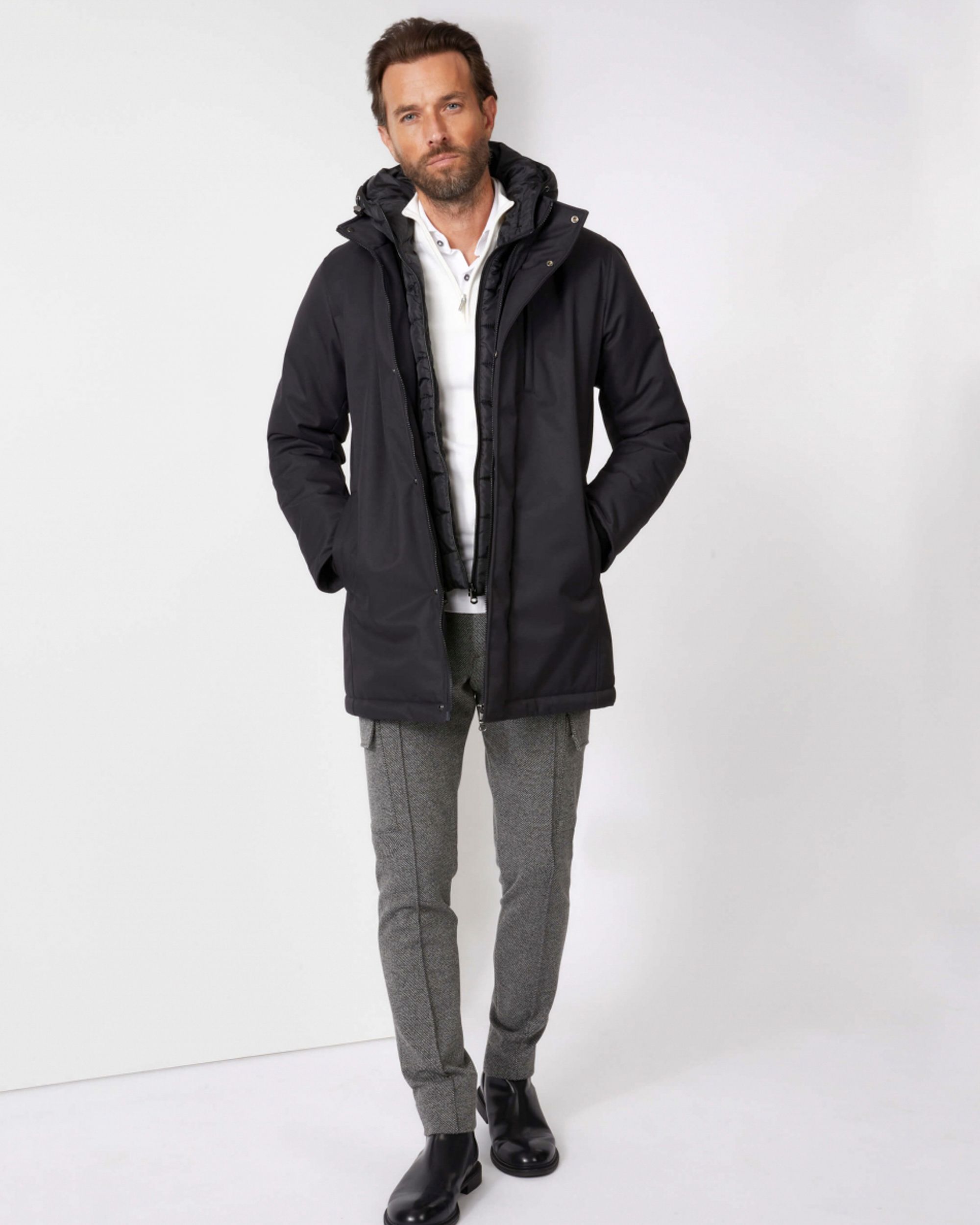 Cavallaro Trentino Parka Zwart 080244-001-L