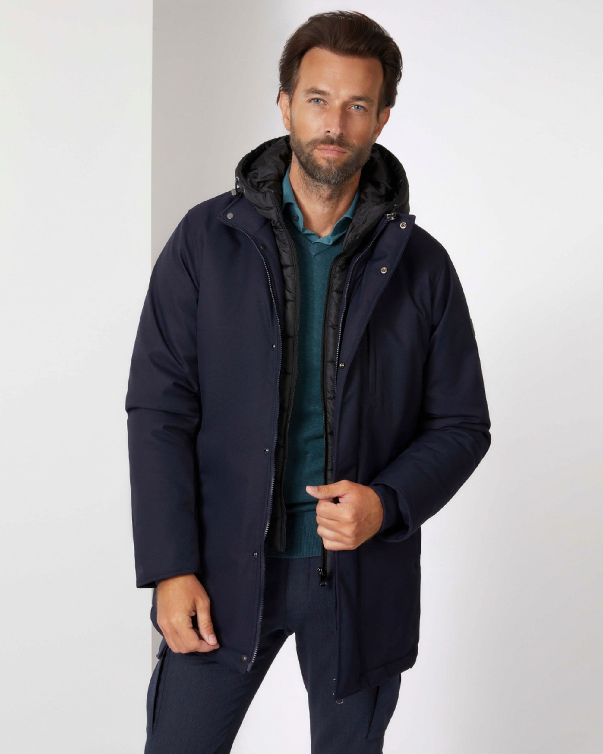 Cavallaro Trentino Parka Blauw 080245-001-L
