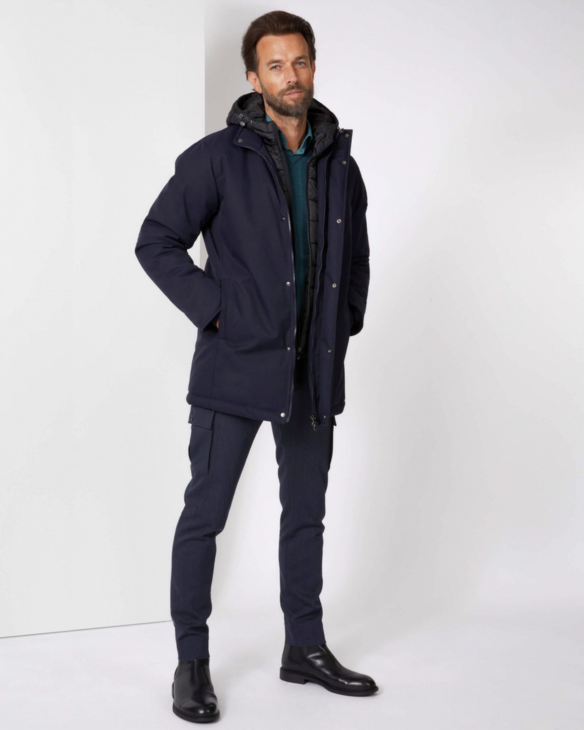 Cavallaro Trentino Parka Blauw 080245-001-L