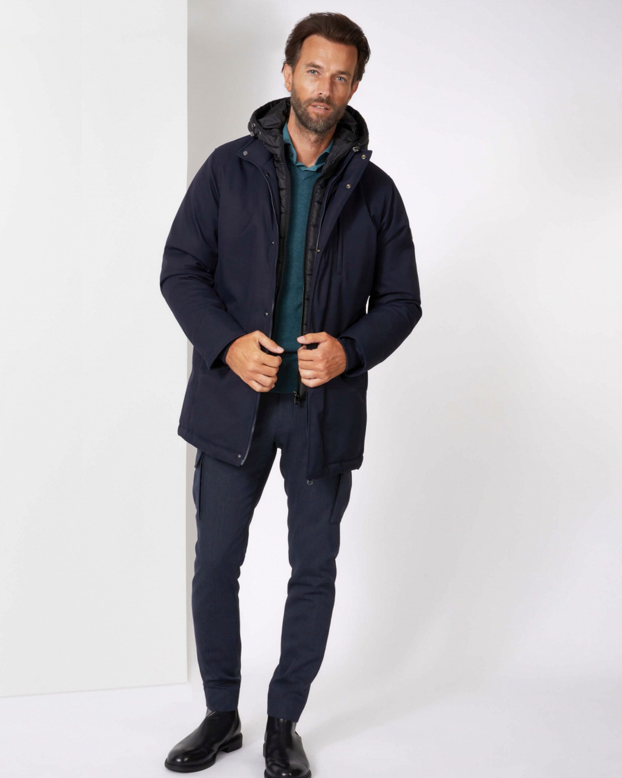 Cavallaro Trentino Parka Blauw 080245-001-L