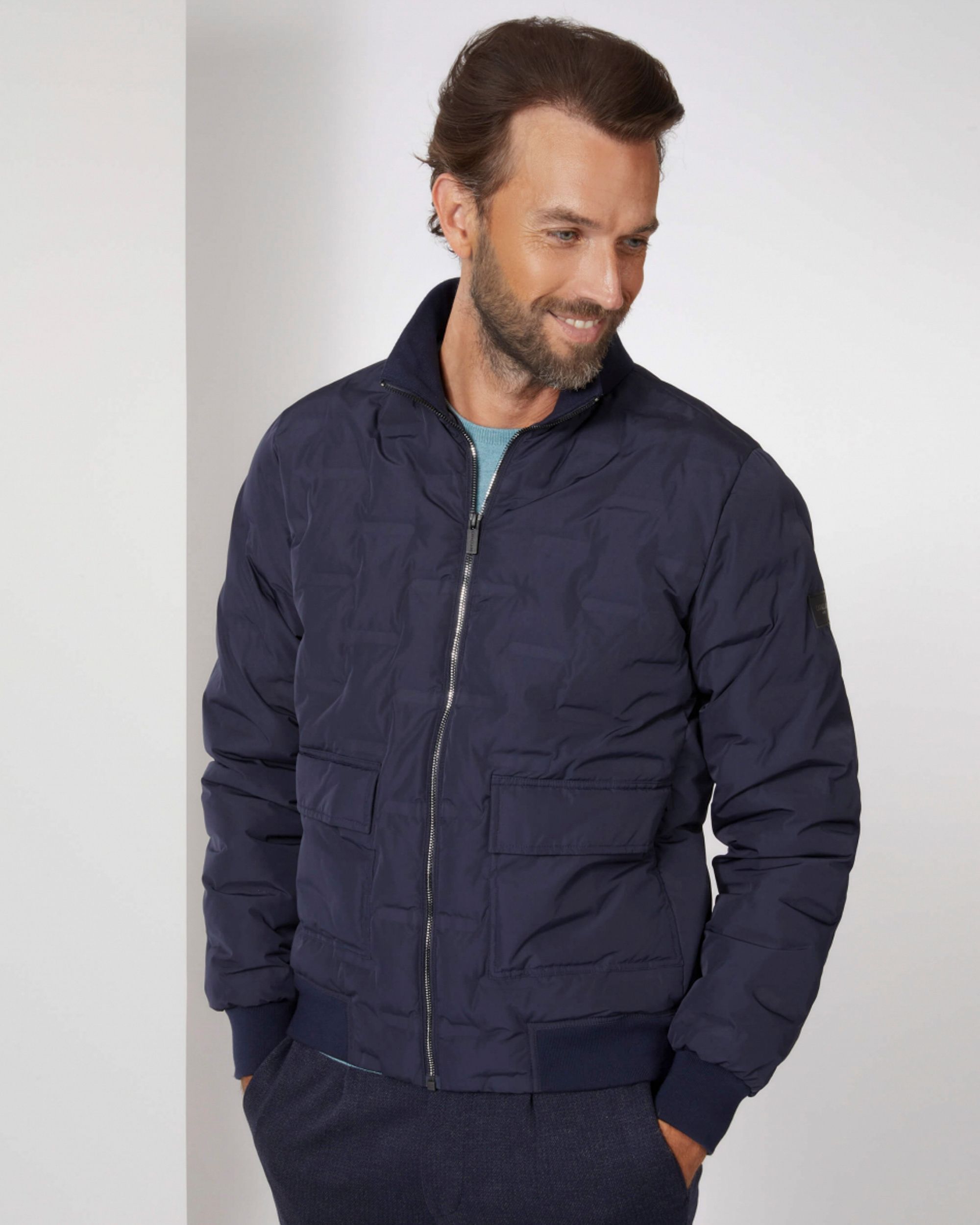 Cavallaro Astano Bomber Jack Blauw 080248-001-L