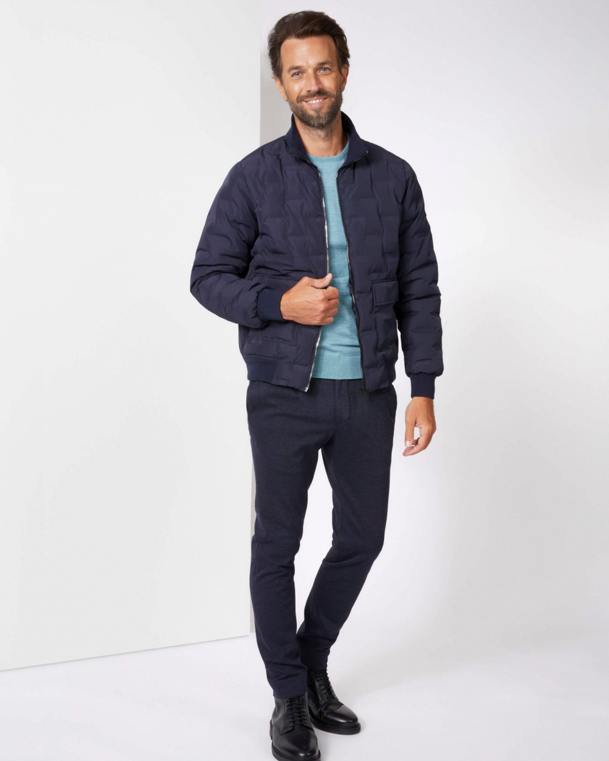 Cavallaro Astano Bomber Jack Blauw 080248-001-L